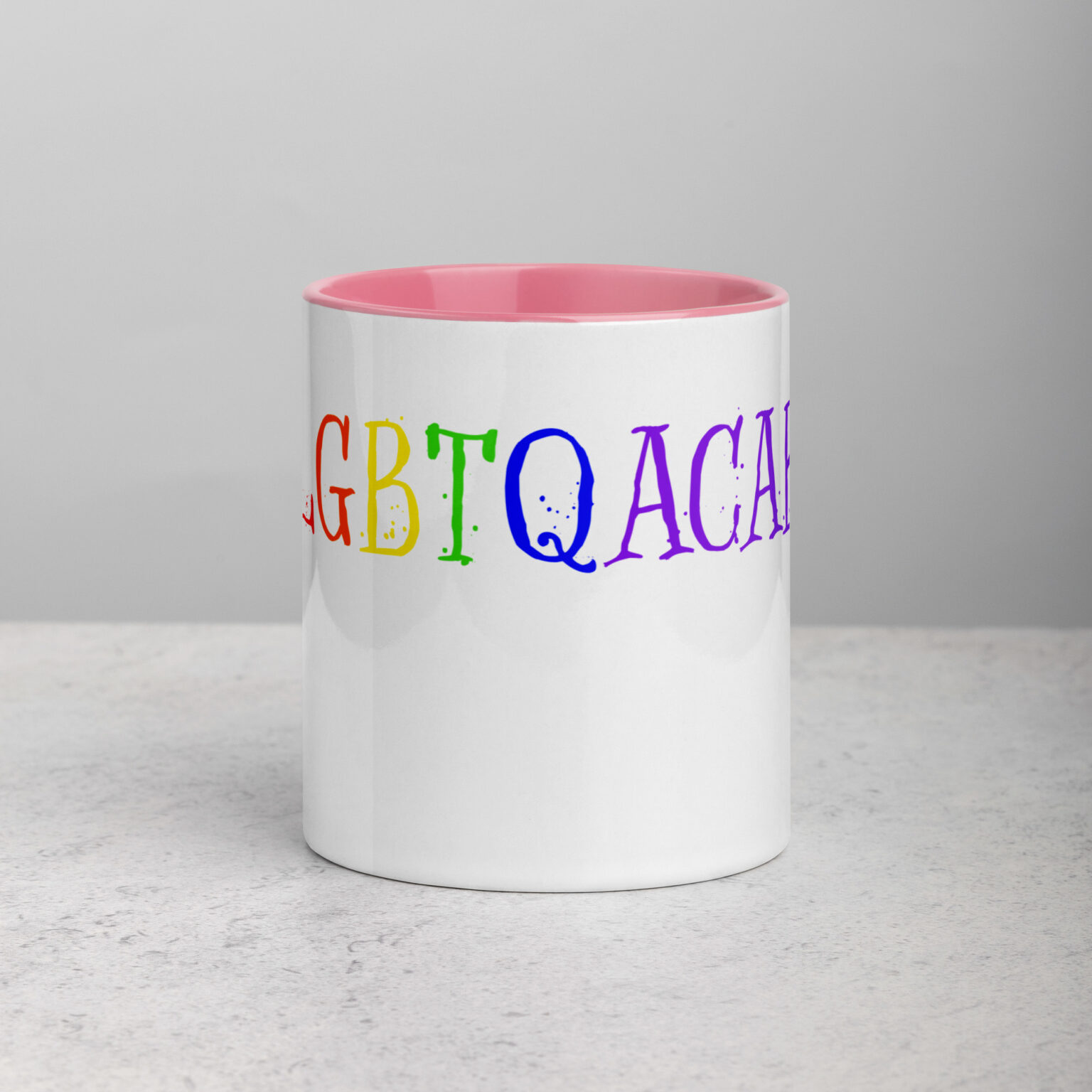 "LGBTQACAB" mug with color inside - Image 31