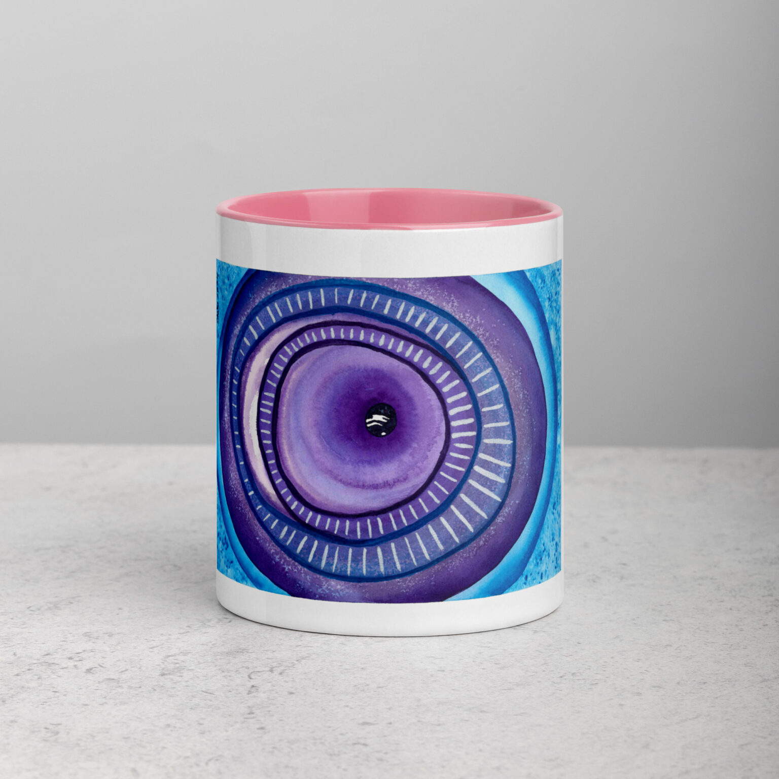 "Ceaseless Watcher" Mug with Color Inside - Image 31