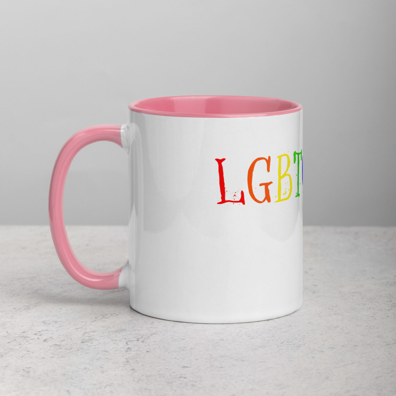 "LGBTQACAB" mug with color inside - Image 32