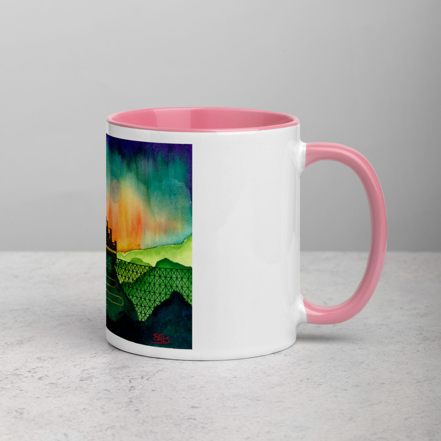 "Castle Peak Express" mug with color inside - Image 27
