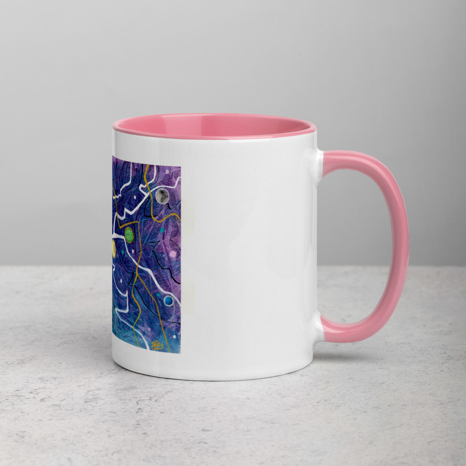 "Trade Routes" mug with color inside - Image 33