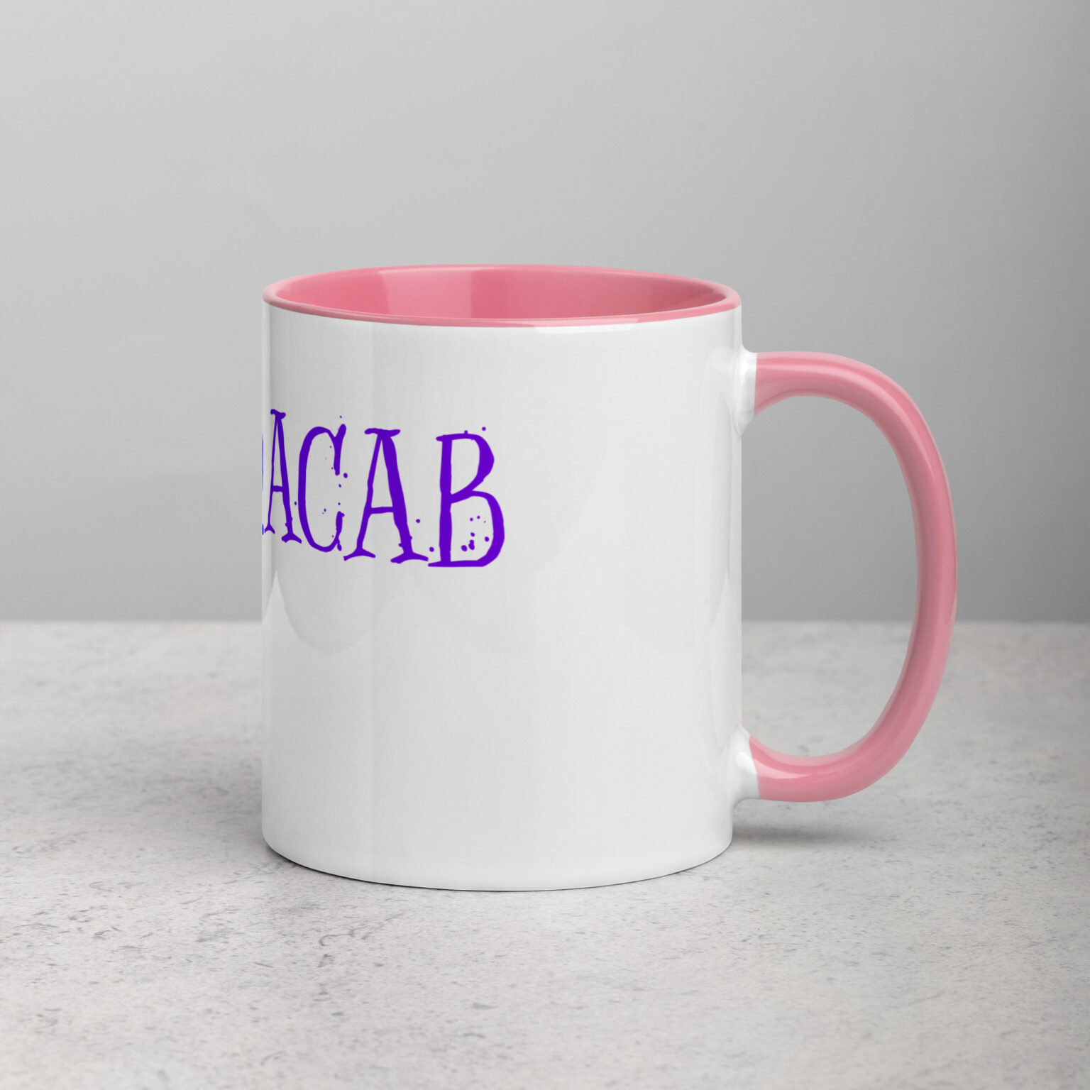 "LGBTQACAB" mug with color inside - Image 33