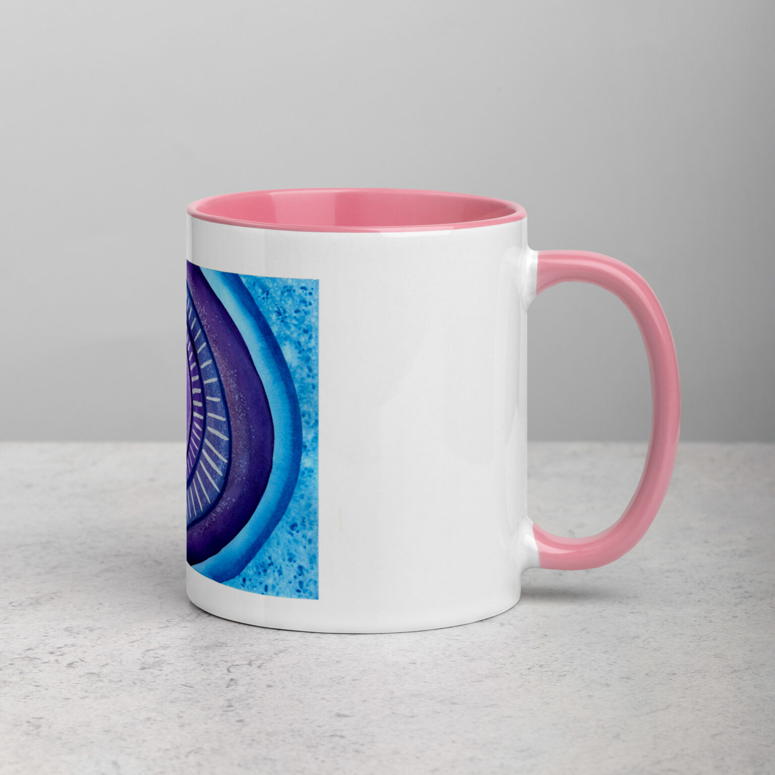 "Ceaseless Watcher" Mug with Color Inside - Image 33