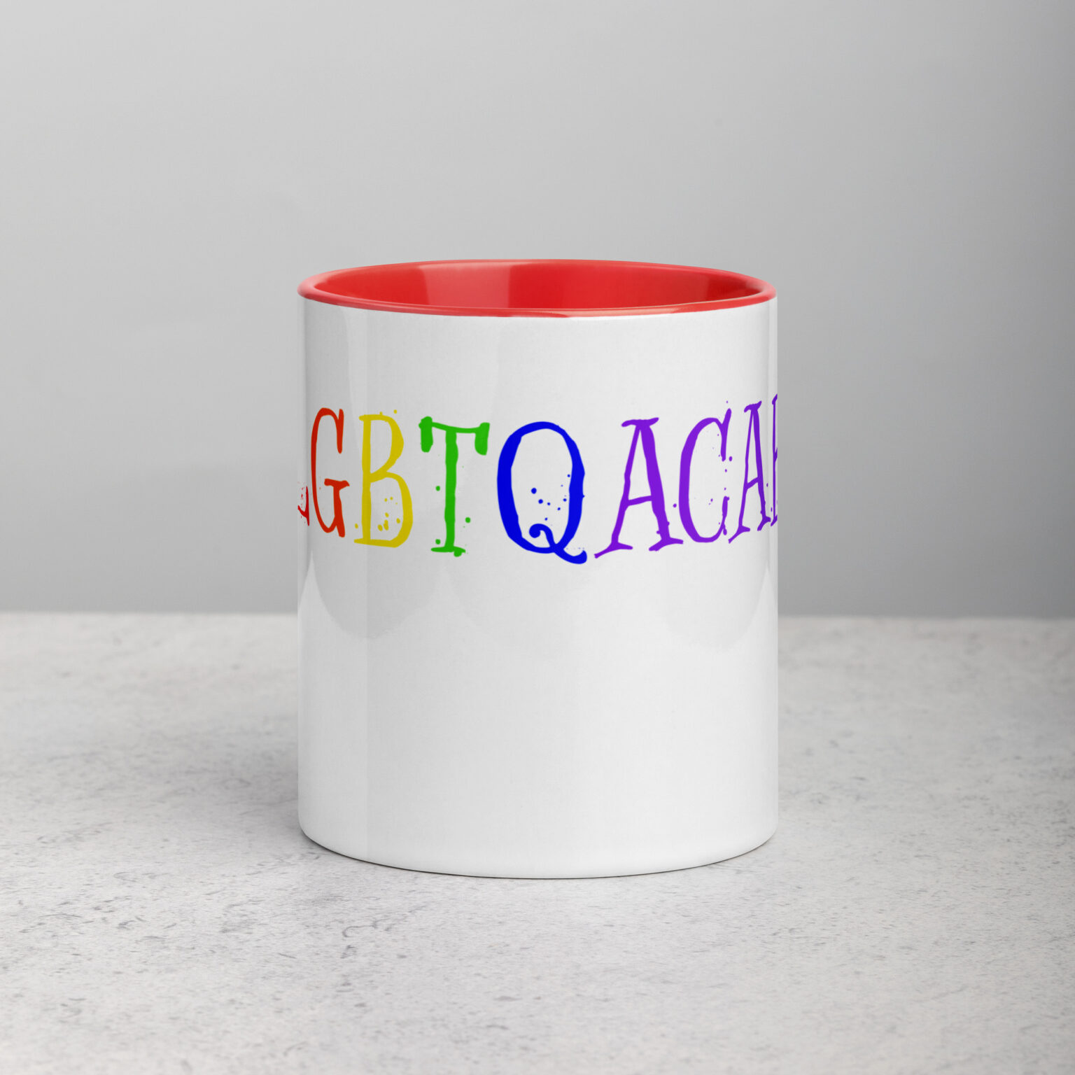 "LGBTQACAB" mug with color inside - Image 10
