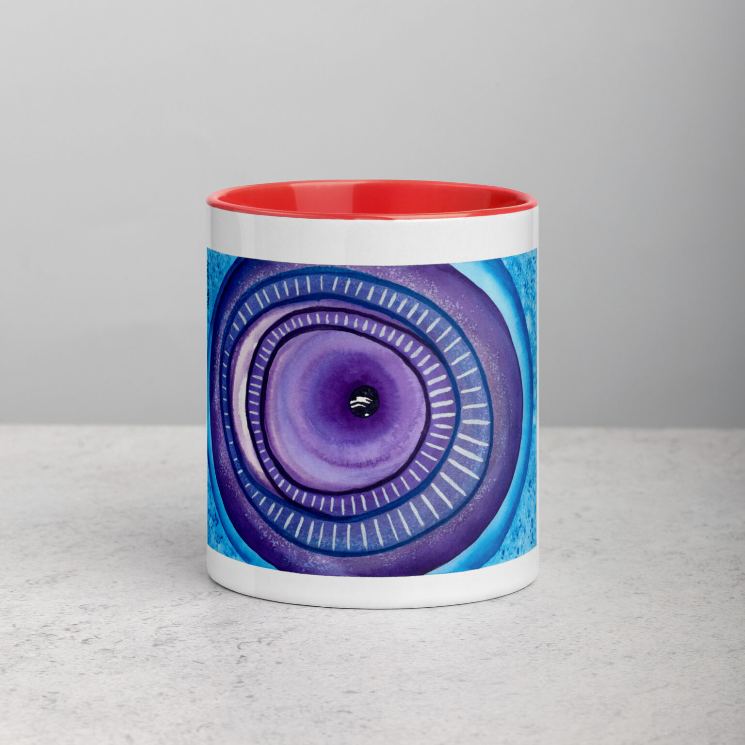 "Ceaseless Watcher" Mug with Color Inside - Image 11