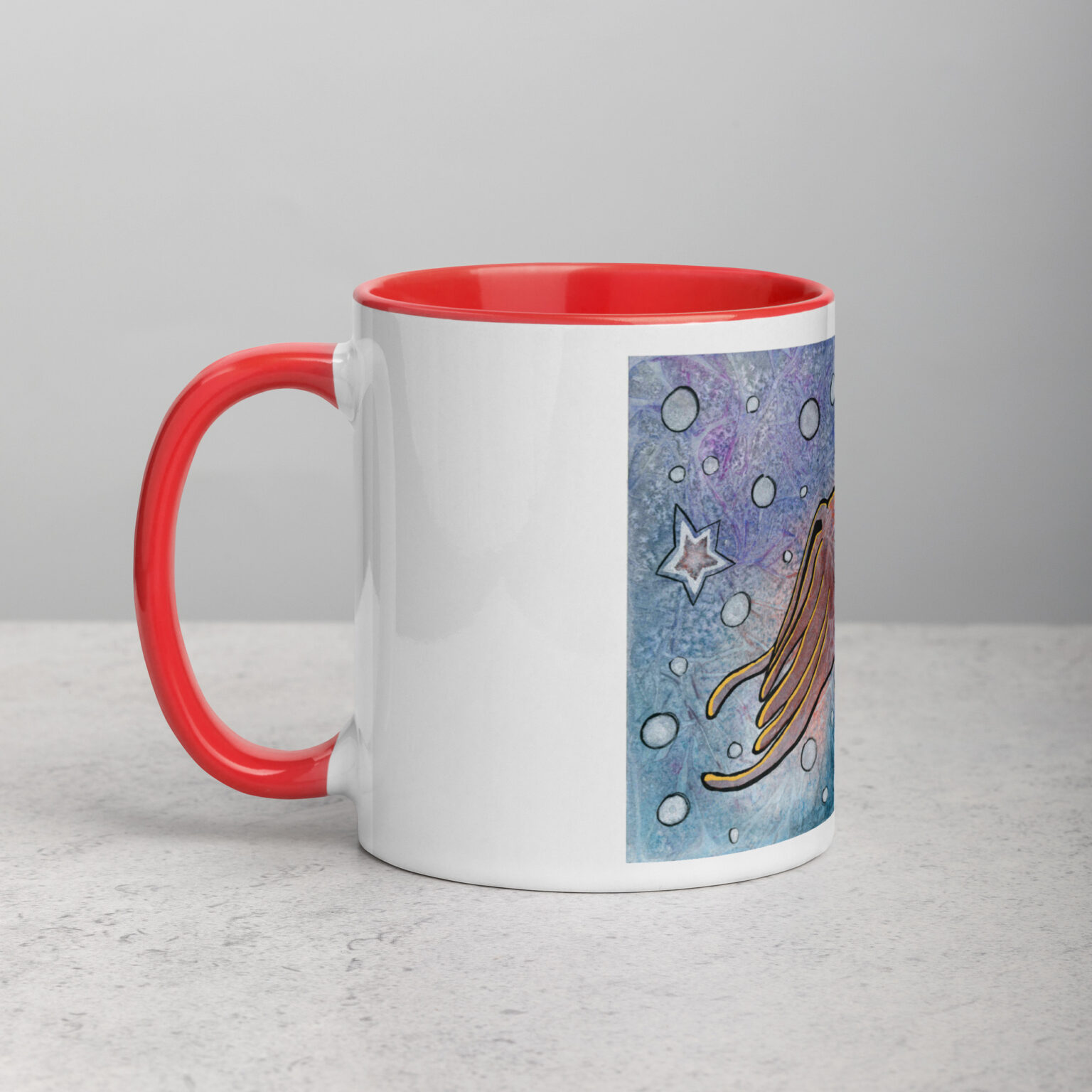 "Wanna Cuttle?" mug with color Inside - Image 11