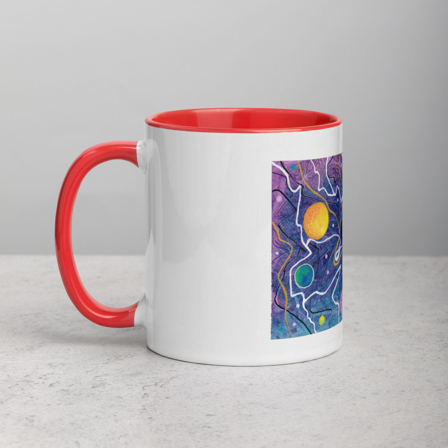 "Trade Routes" mug with color inside - Image 11