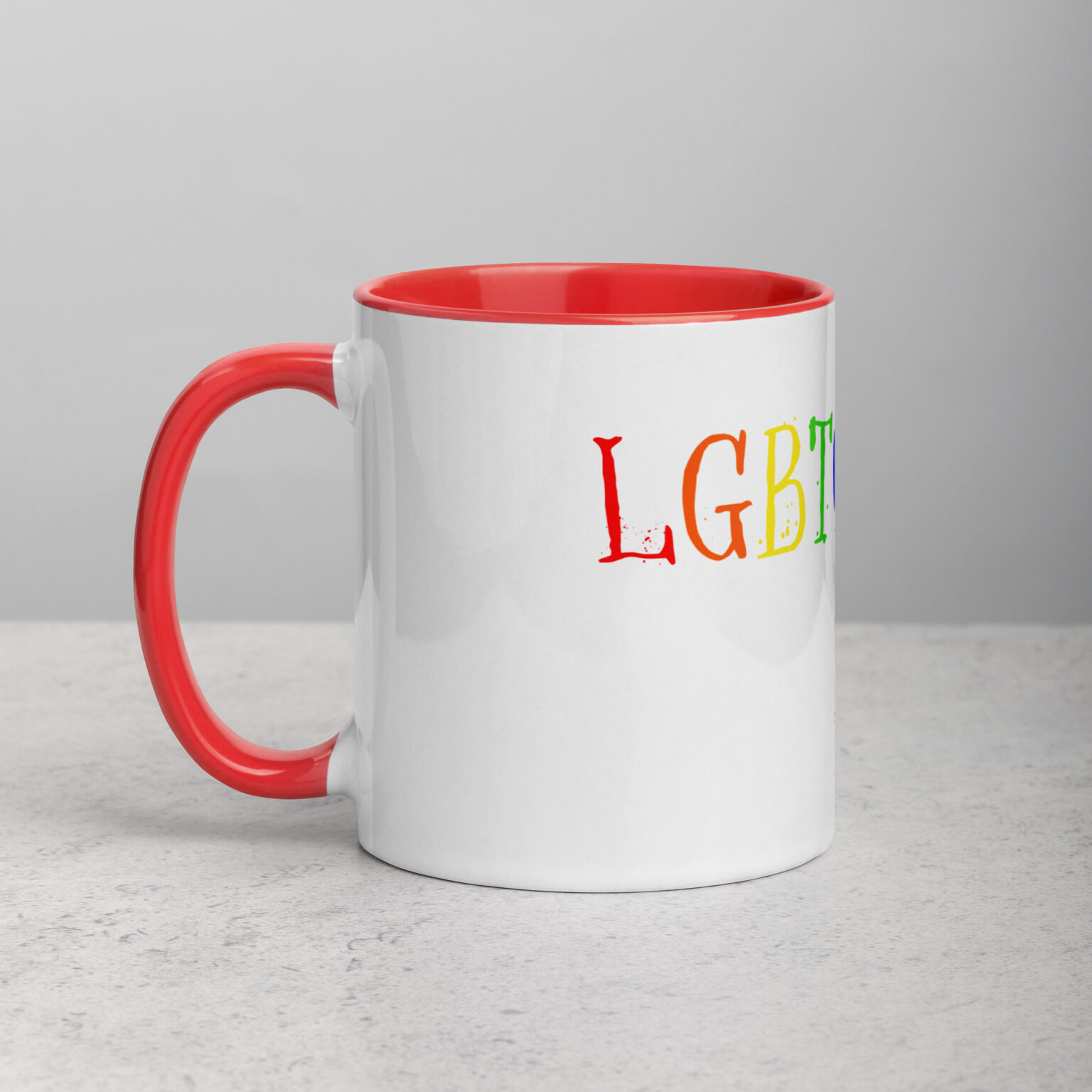 "LGBTQACAB" mug with color inside - Image 11