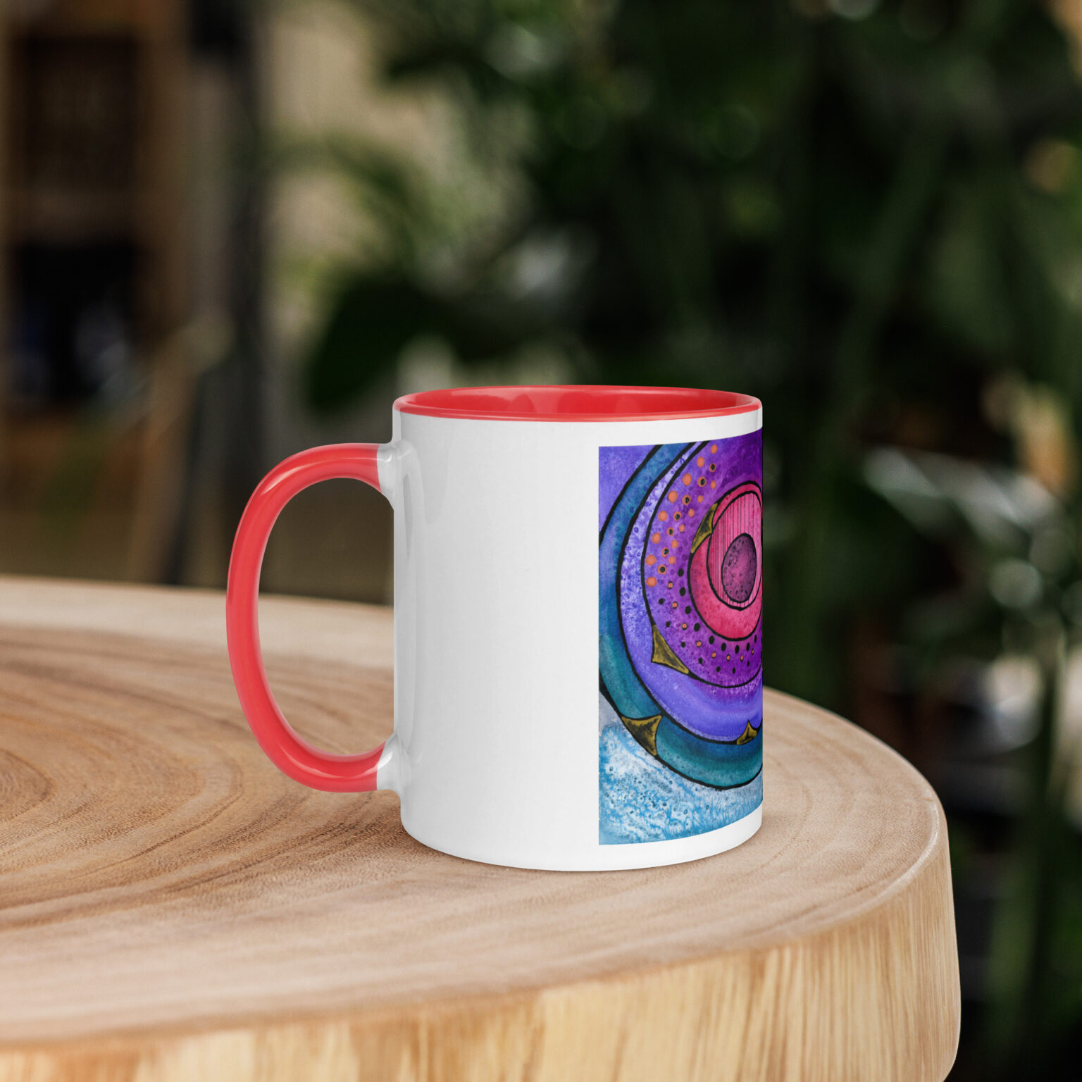 Nebulish I: Caldwell 49 Mug with Color Inside - Image 11