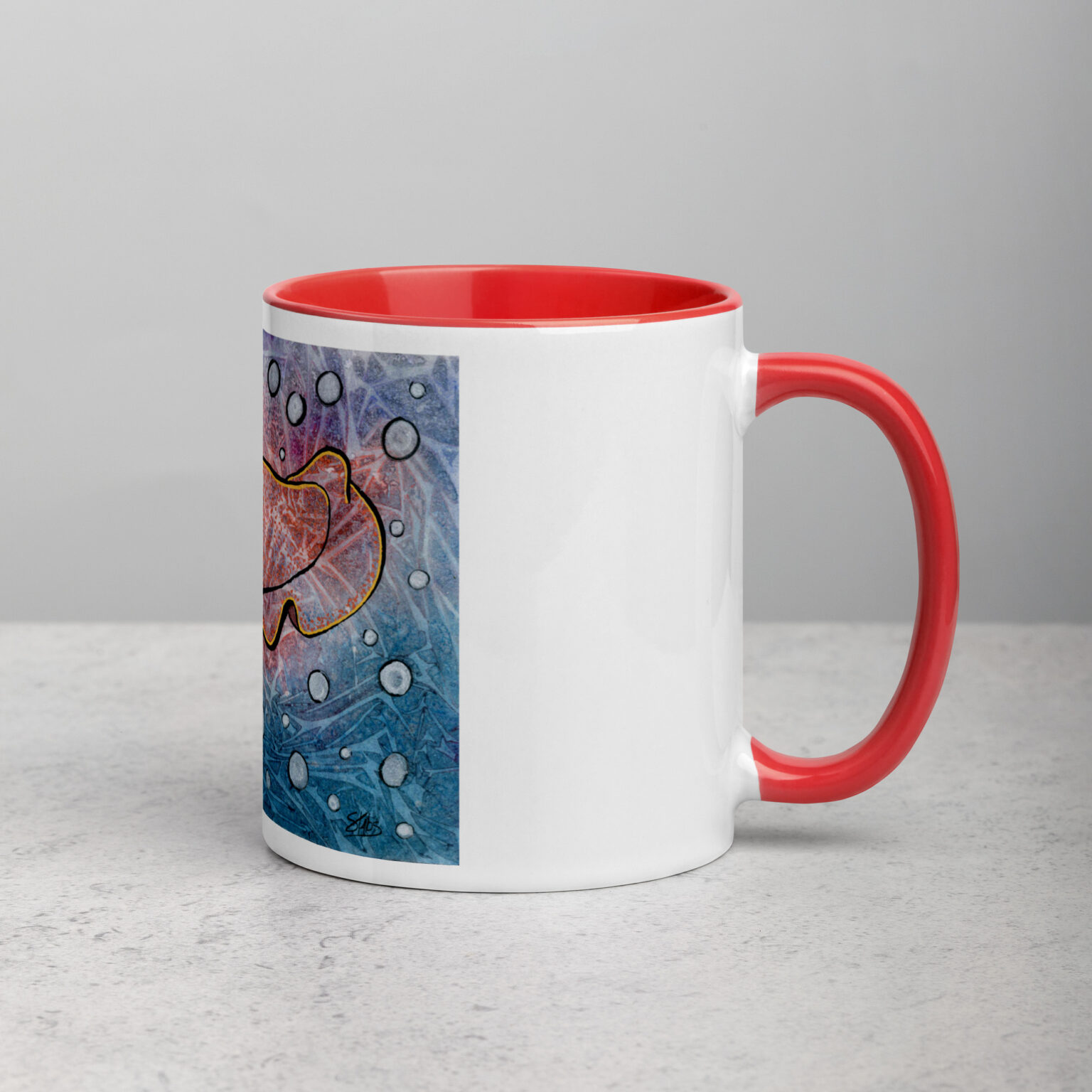 "Wanna Cuttle?" mug with color Inside - Image 12