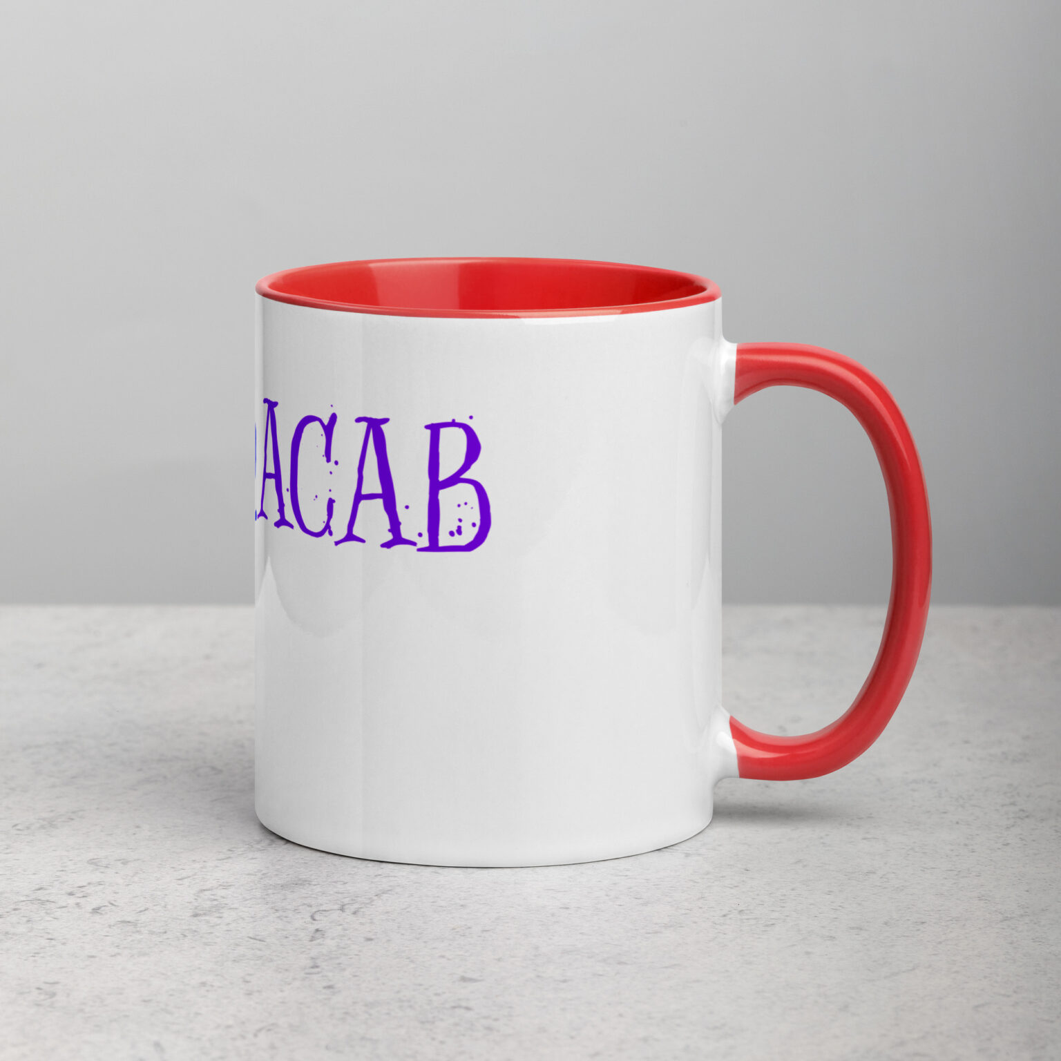 "LGBTQACAB" mug with color inside - Image 12