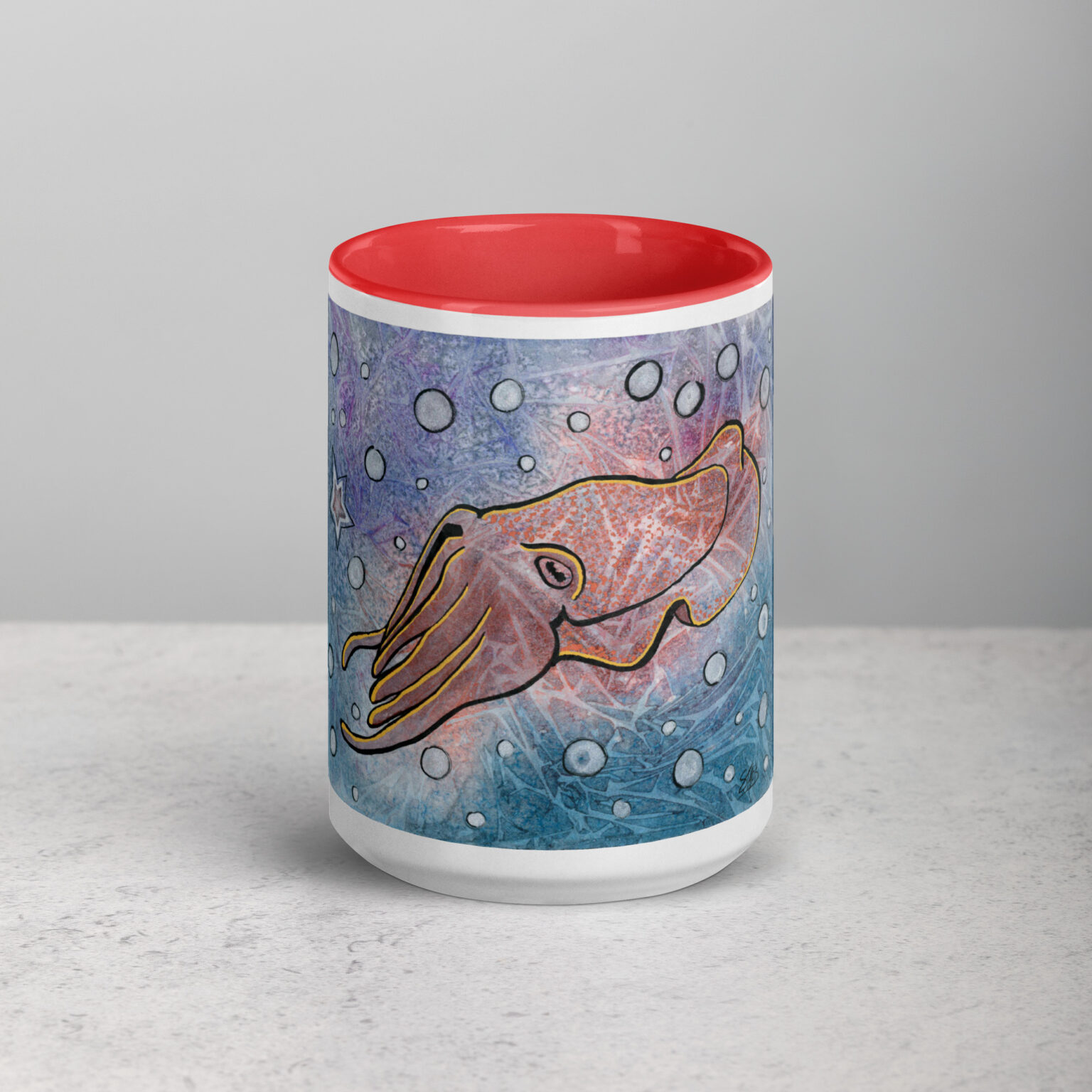"Wanna Cuttle?" mug with color Inside - Image 13