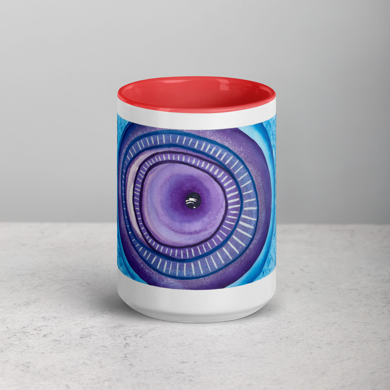 "Ceaseless Watcher" Mug with Color Inside - Image 14