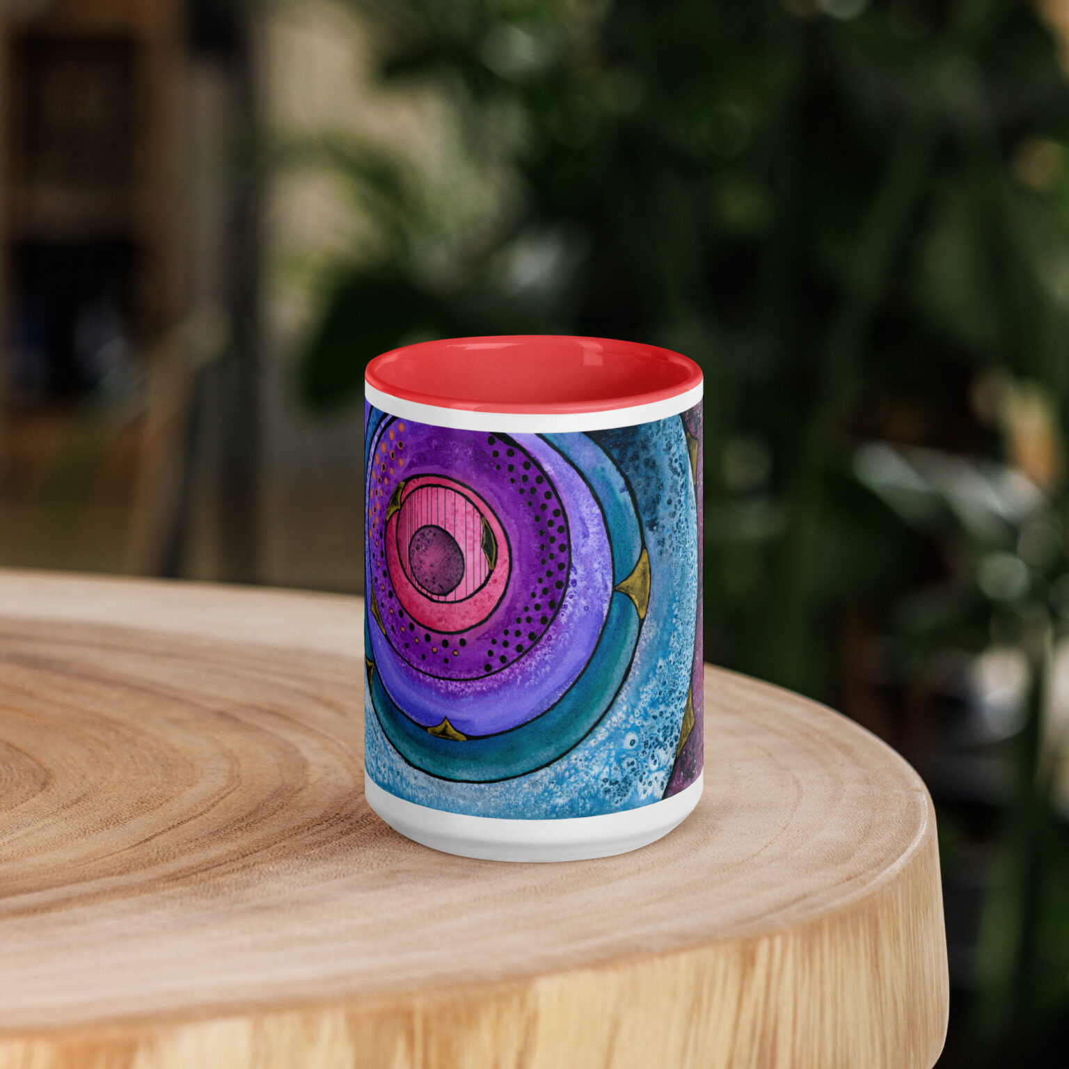 Nebulish I: Caldwell 49 Mug with Color Inside - Image 13