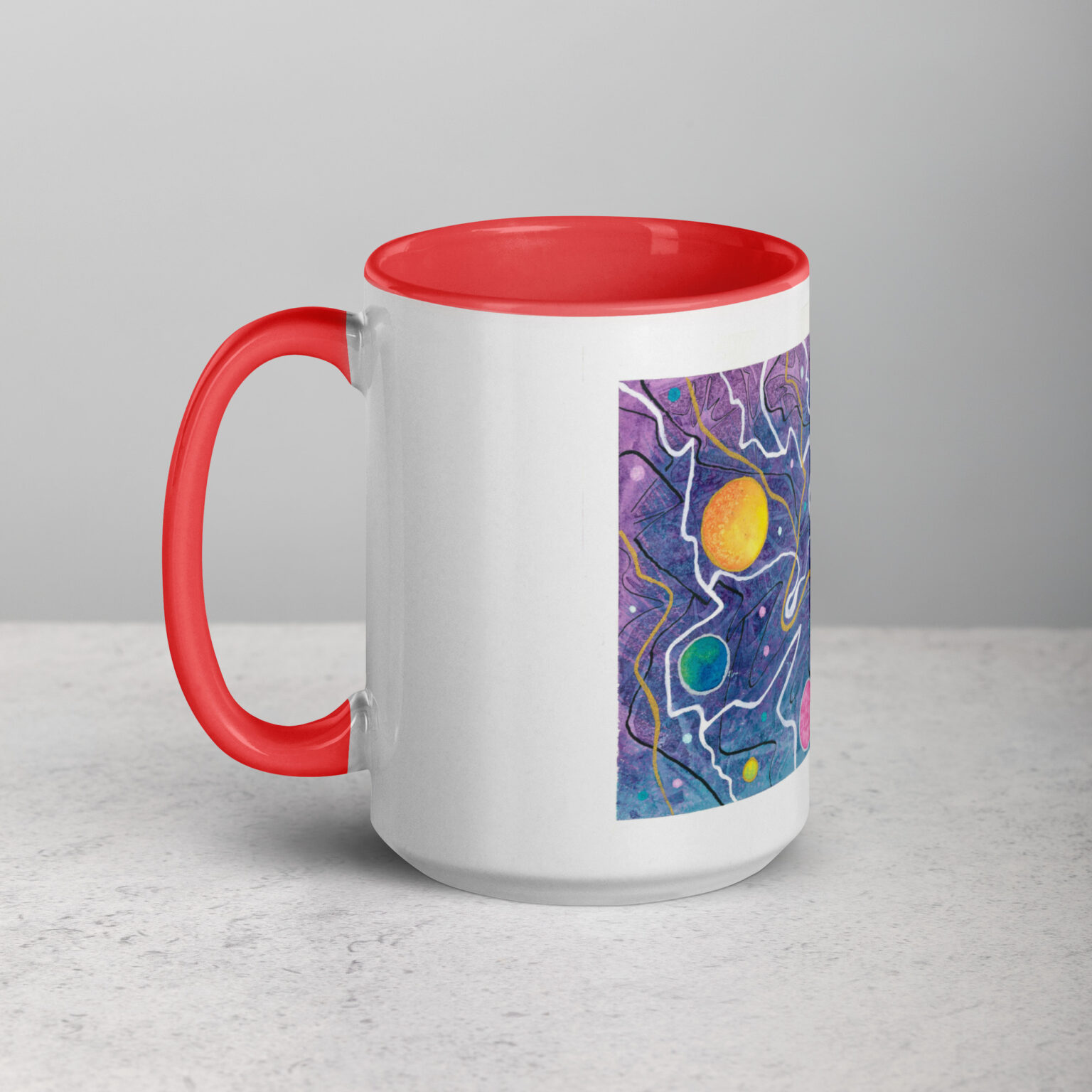 "Trade Routes" mug with color inside - Image 14