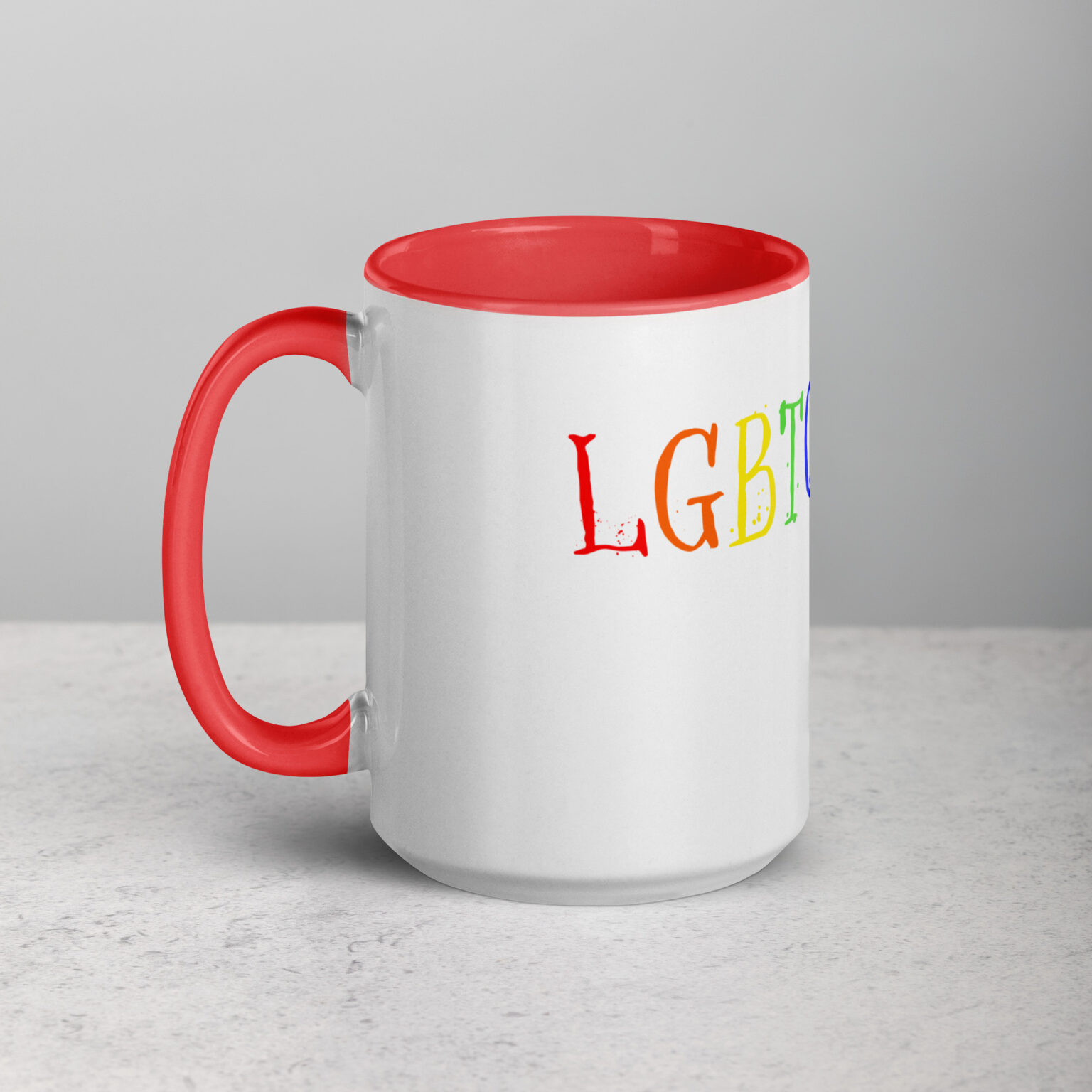 "LGBTQACAB" mug with color inside - Image 14