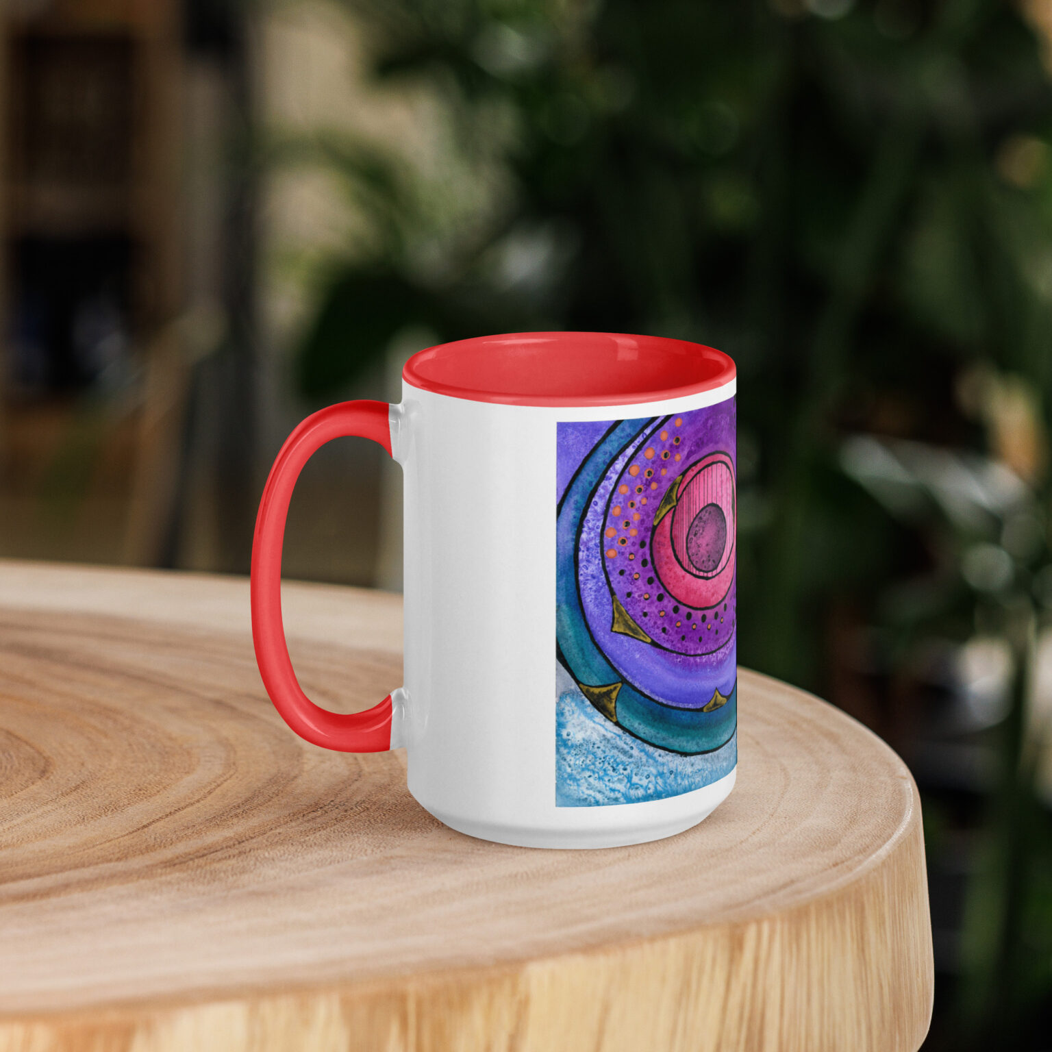 Nebulish I: Caldwell 49 Mug with Color Inside - Image 14