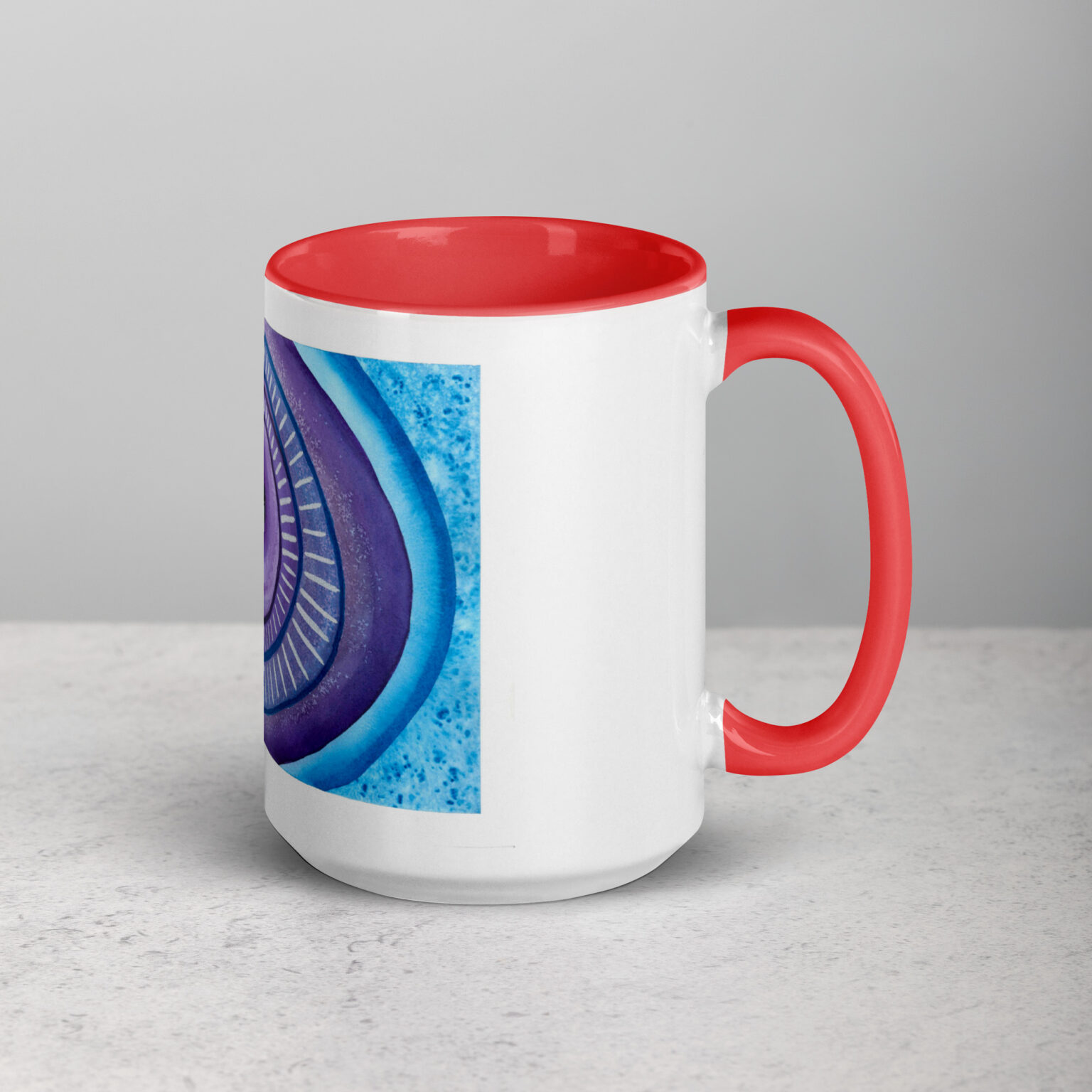 "Ceaseless Watcher" Mug with Color Inside - Image 16