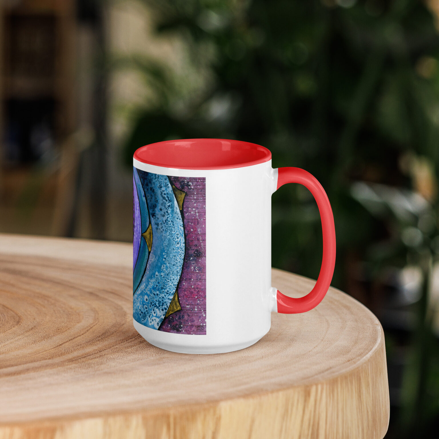 Nebulish I: Caldwell 49 Mug with Color Inside - Image 15