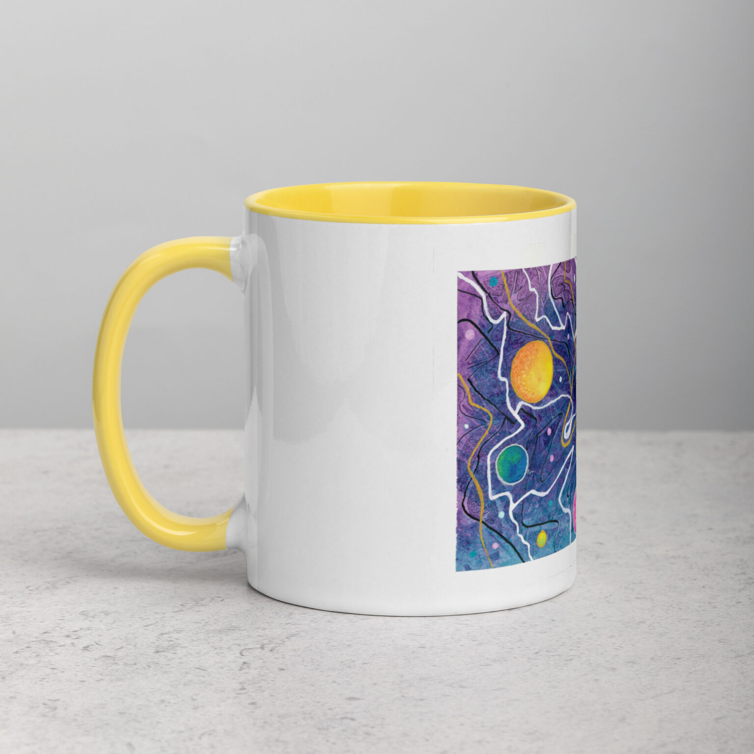 "Trade Routes" mug with color inside - Image 41