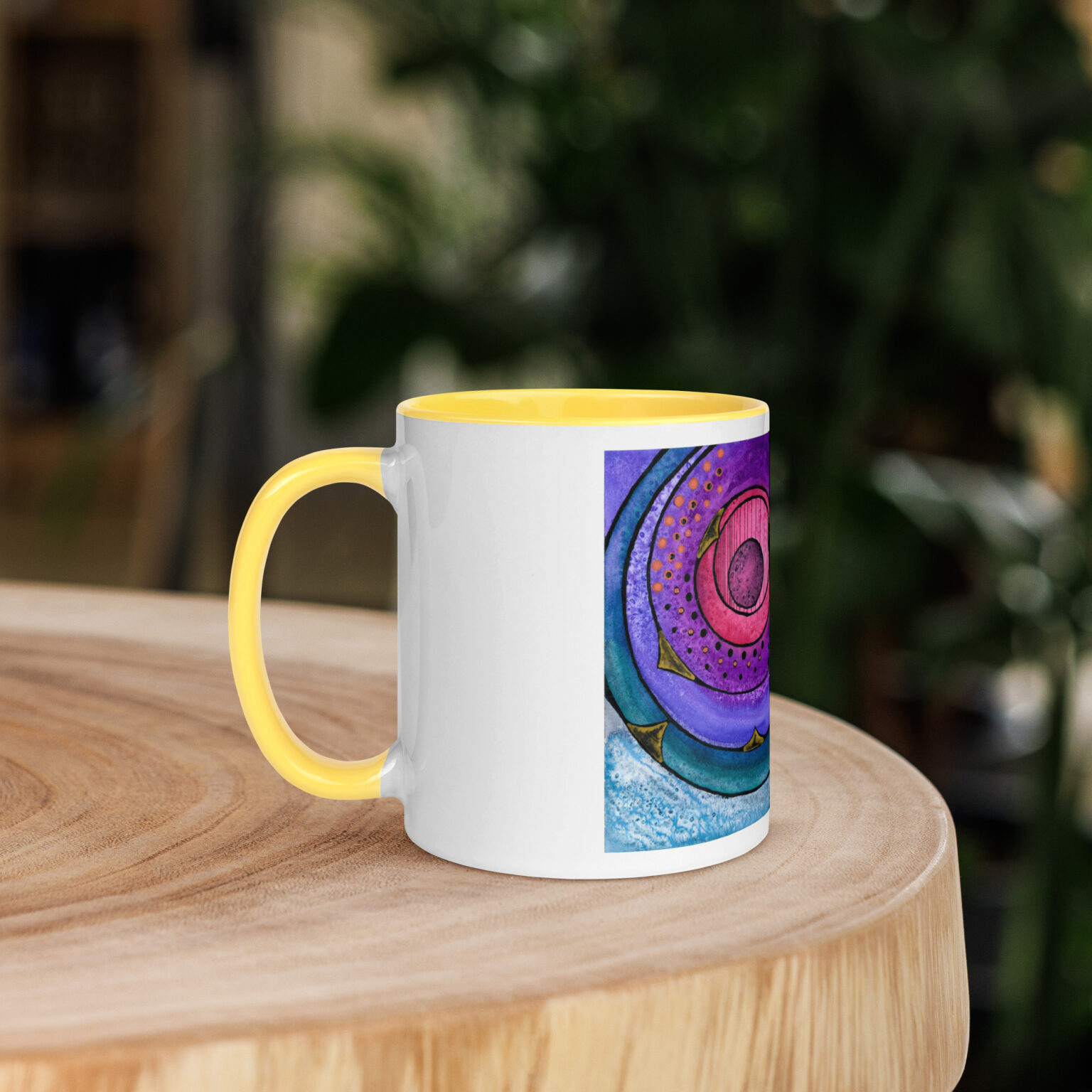 Nebulish I: Caldwell 49 Mug with Color Inside - Image 41