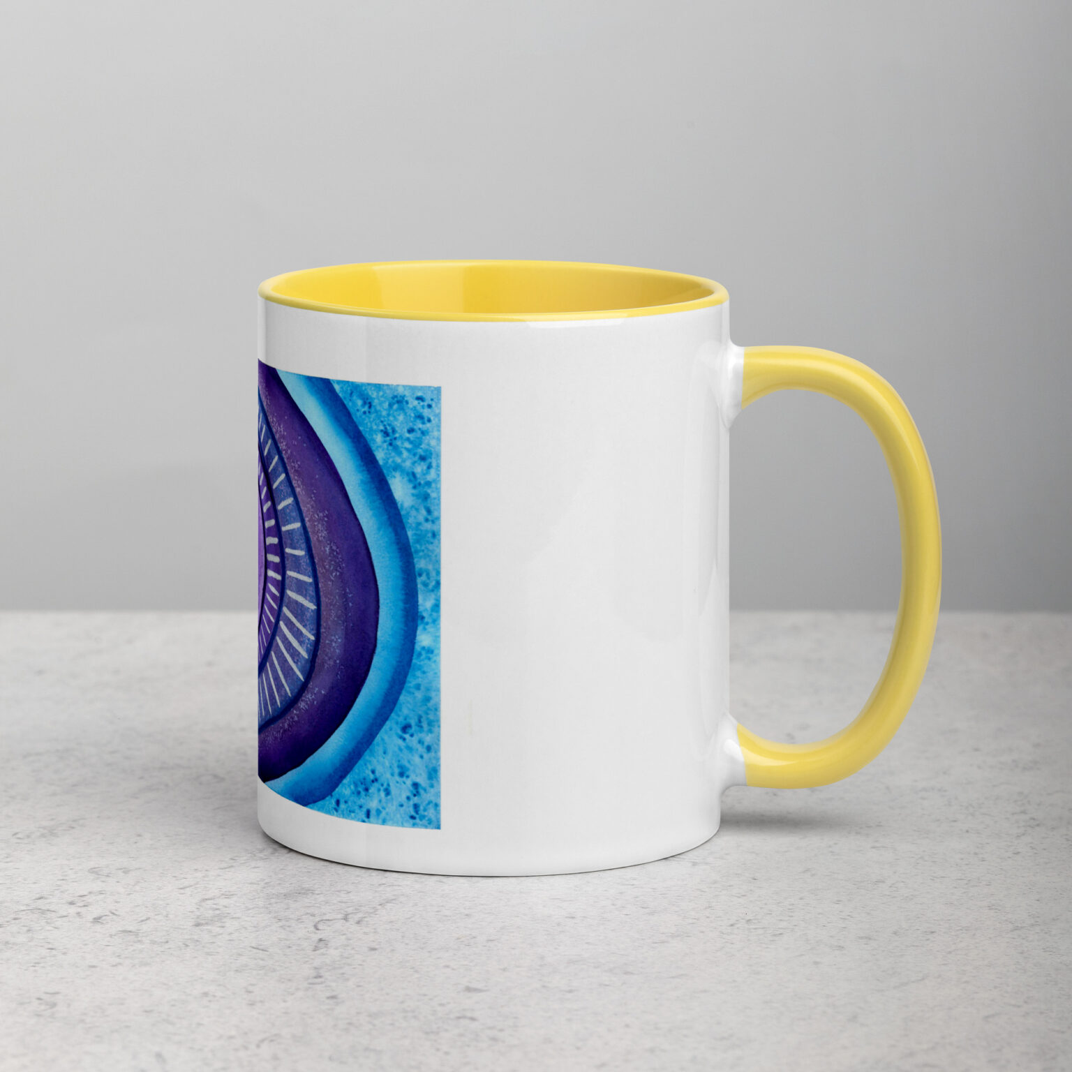 "Ceaseless Watcher" Mug with Color Inside - Image 42