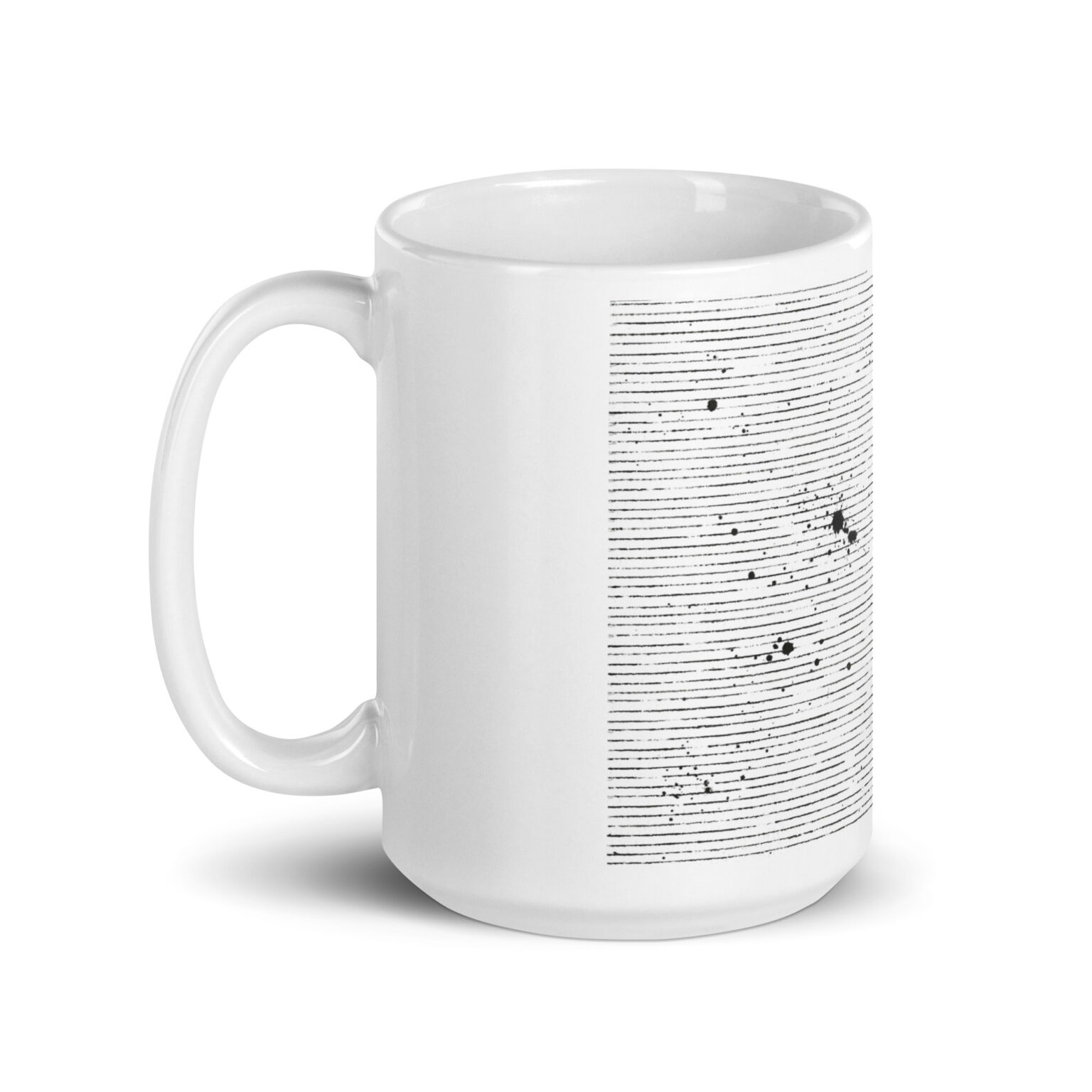 "Static" white glossy mug - Image 5