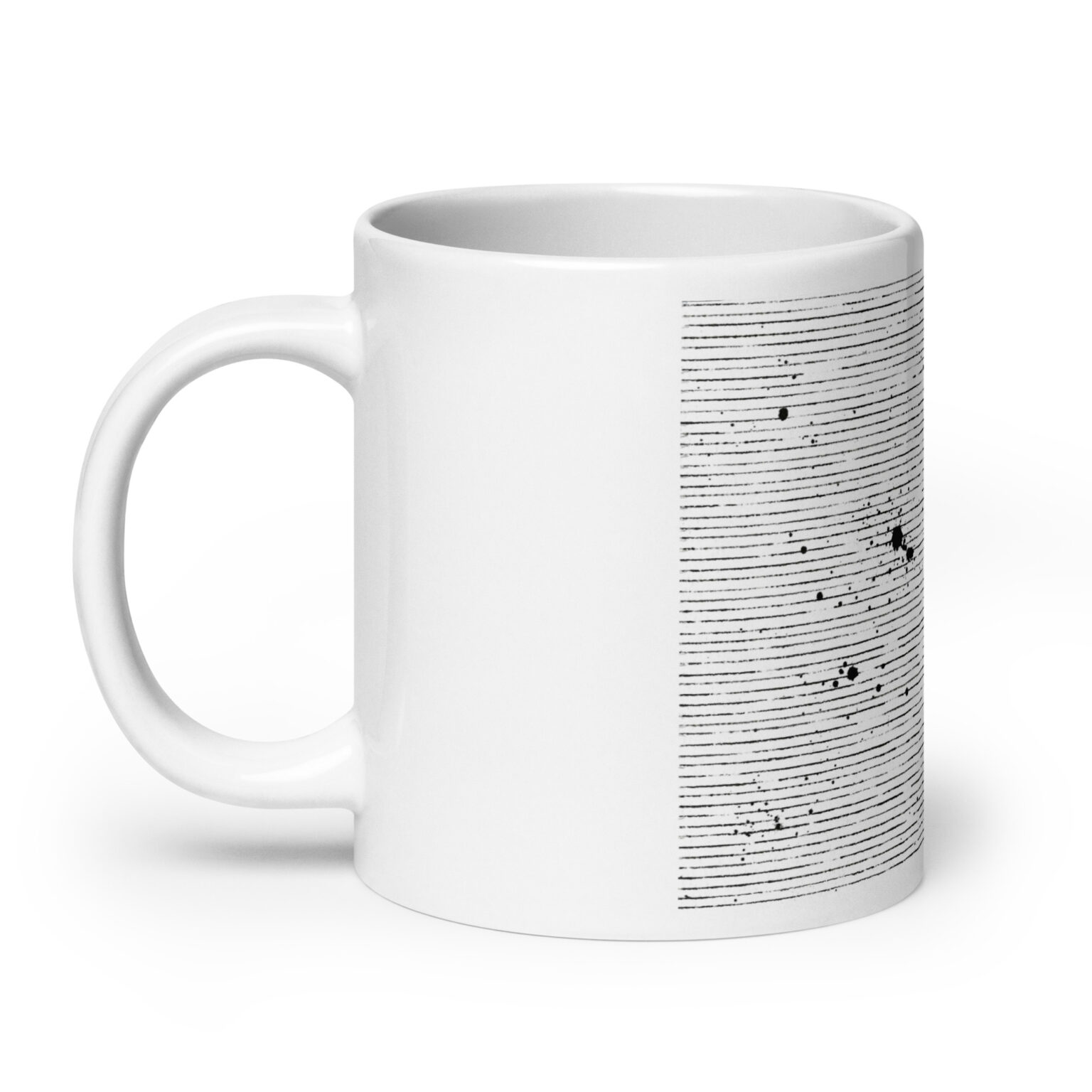 "Static" white glossy mug - Image 8