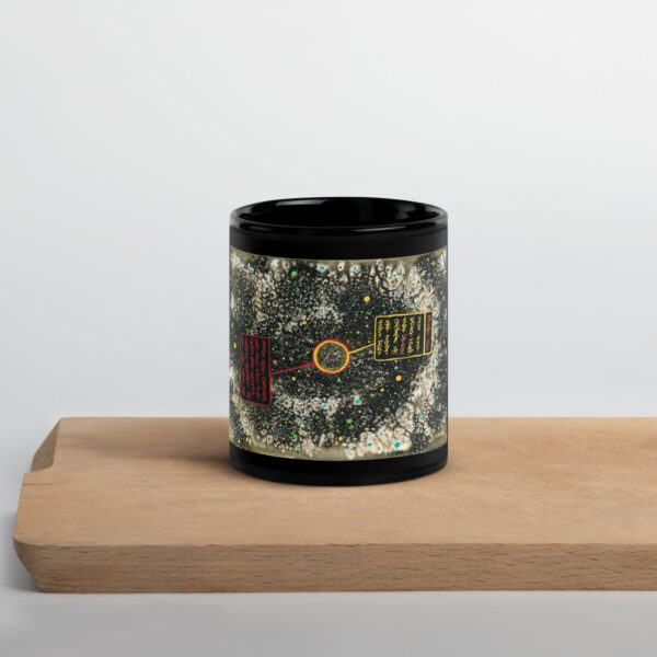 "Anomaly Detected" Black Glossy Mug
