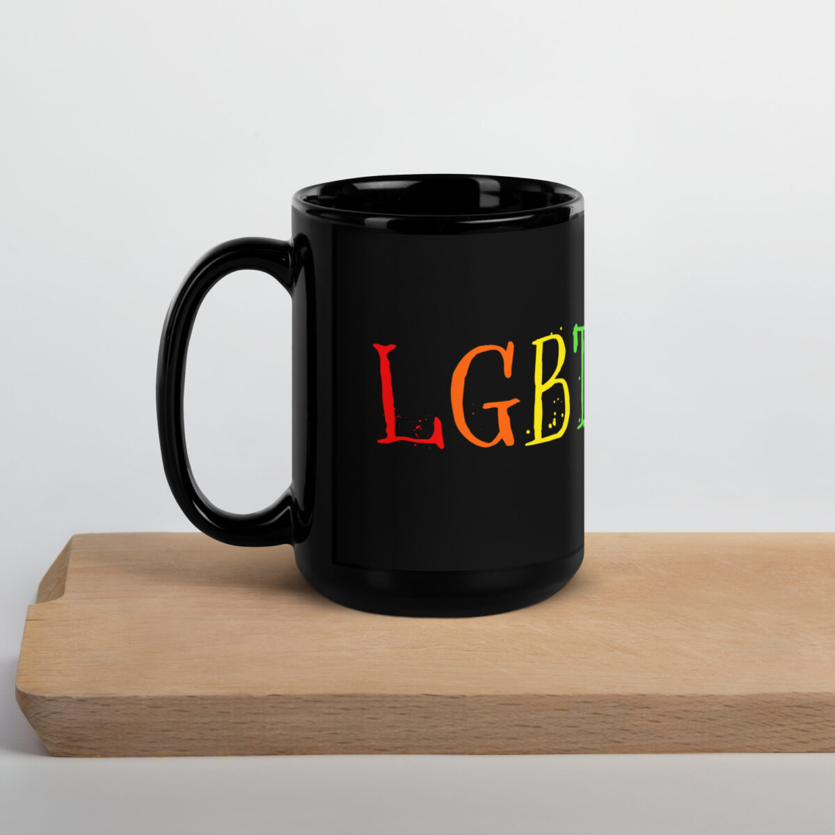 "LGBTQACAB" Black Glossy Mug