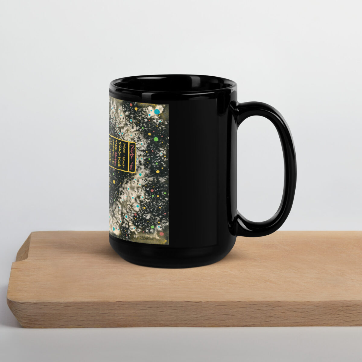 "Anomaly Detected" Black Glossy Mug - Image 6