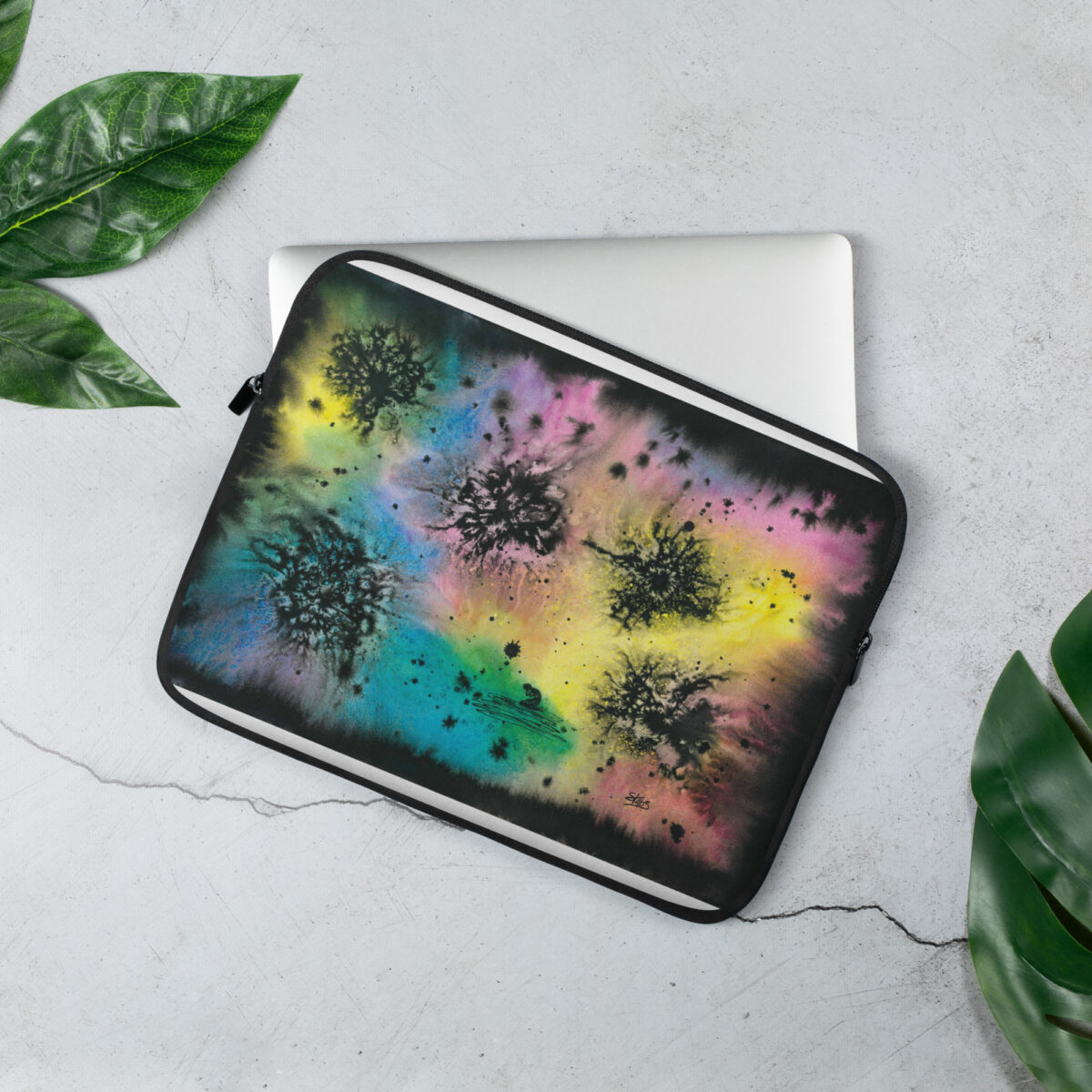 "Unbearable Blemishes on the Brightness of Being" Laptop Sleeve - Image 2