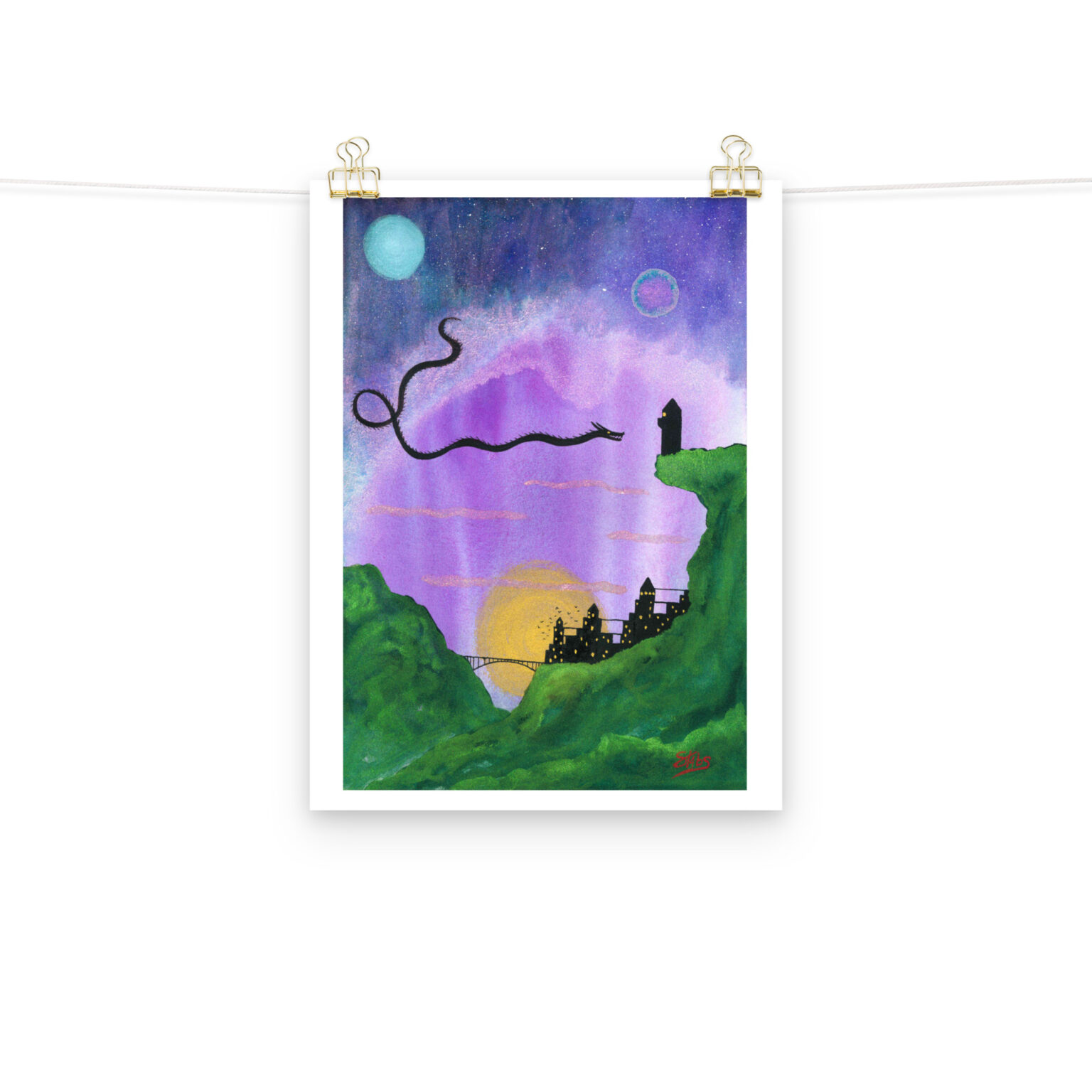 "Wyrm" Photo paper poster - Image 9