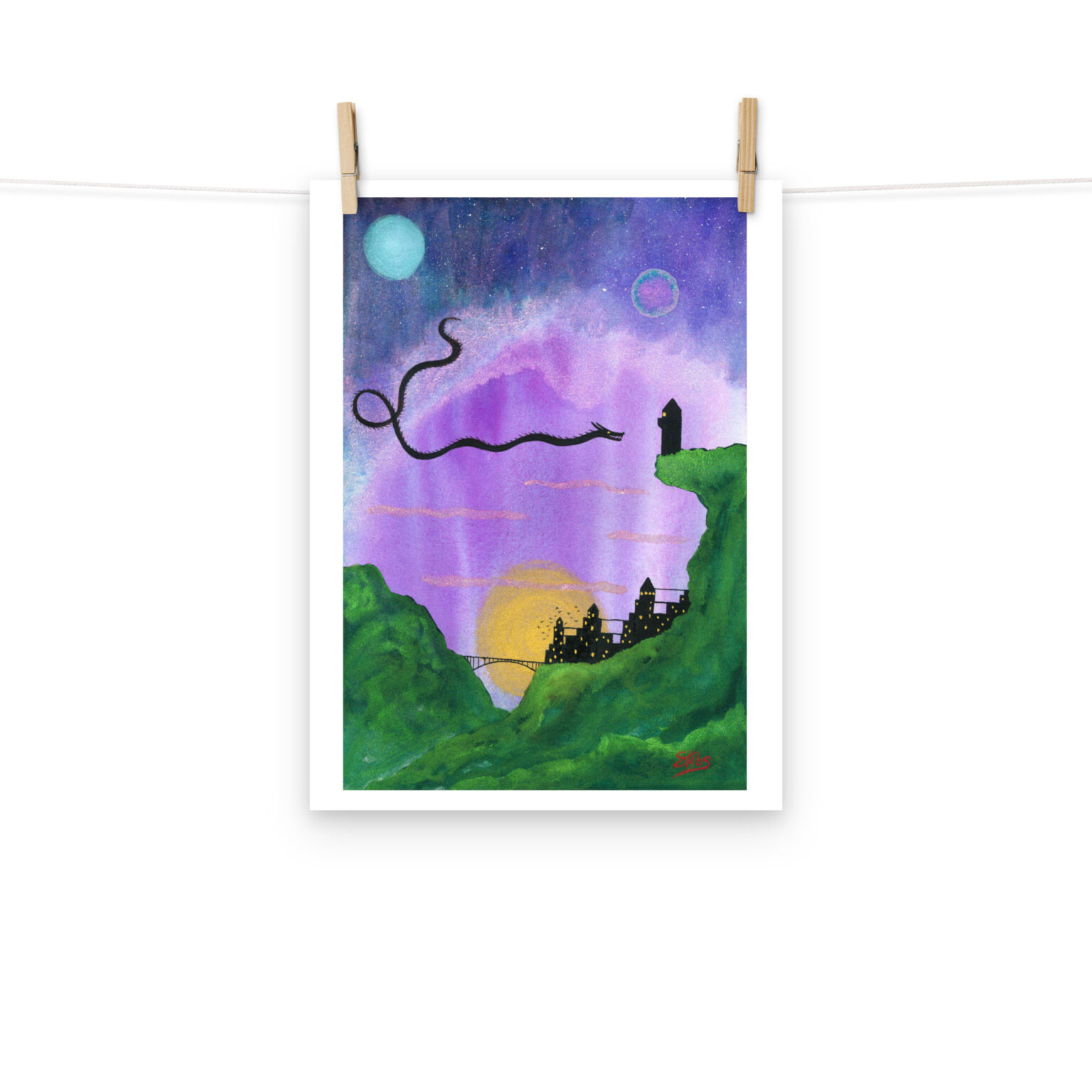 "Wyrm" Photo paper poster - Image 8