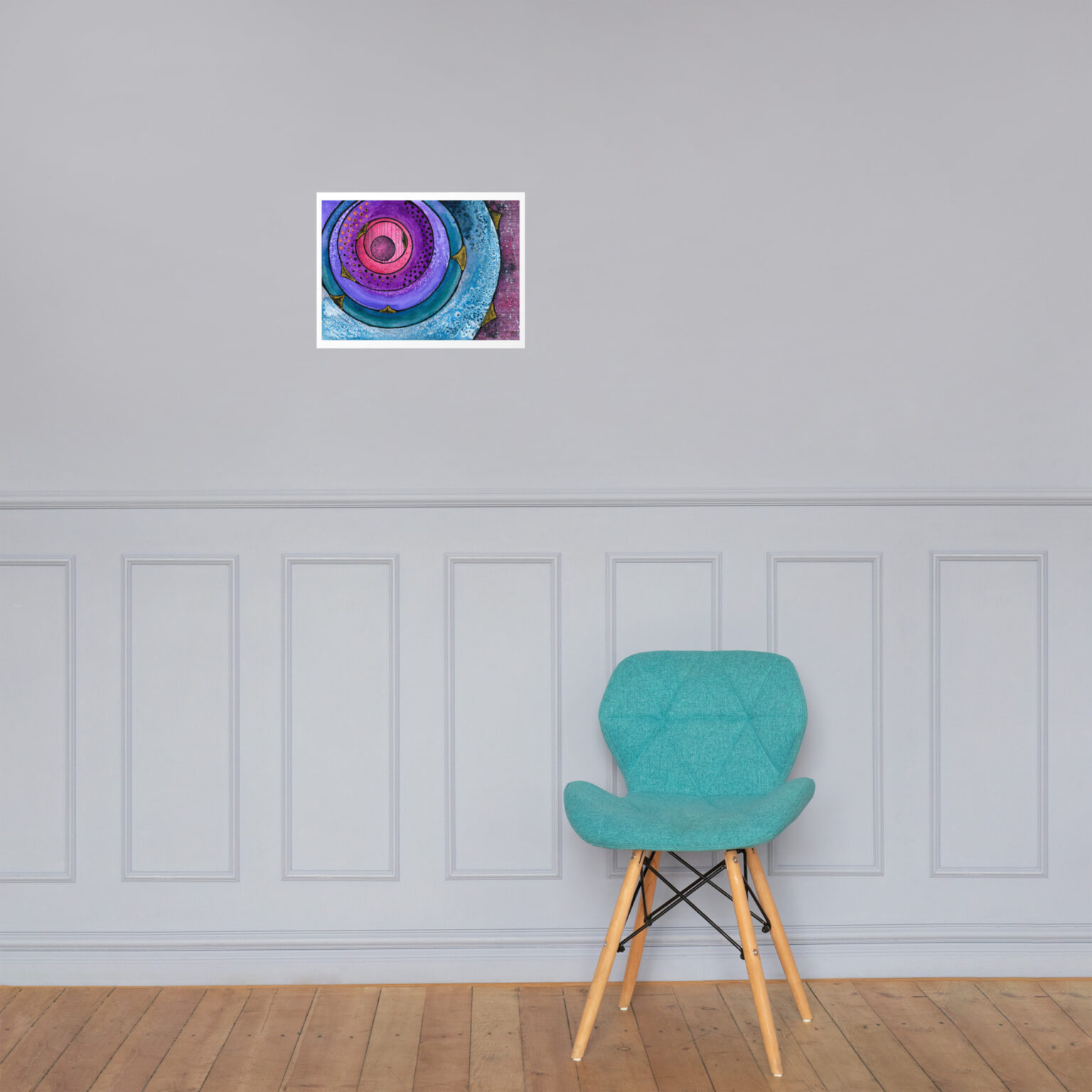 "Nebulish I: Caldwell 49" Photo paper poster - Image 12