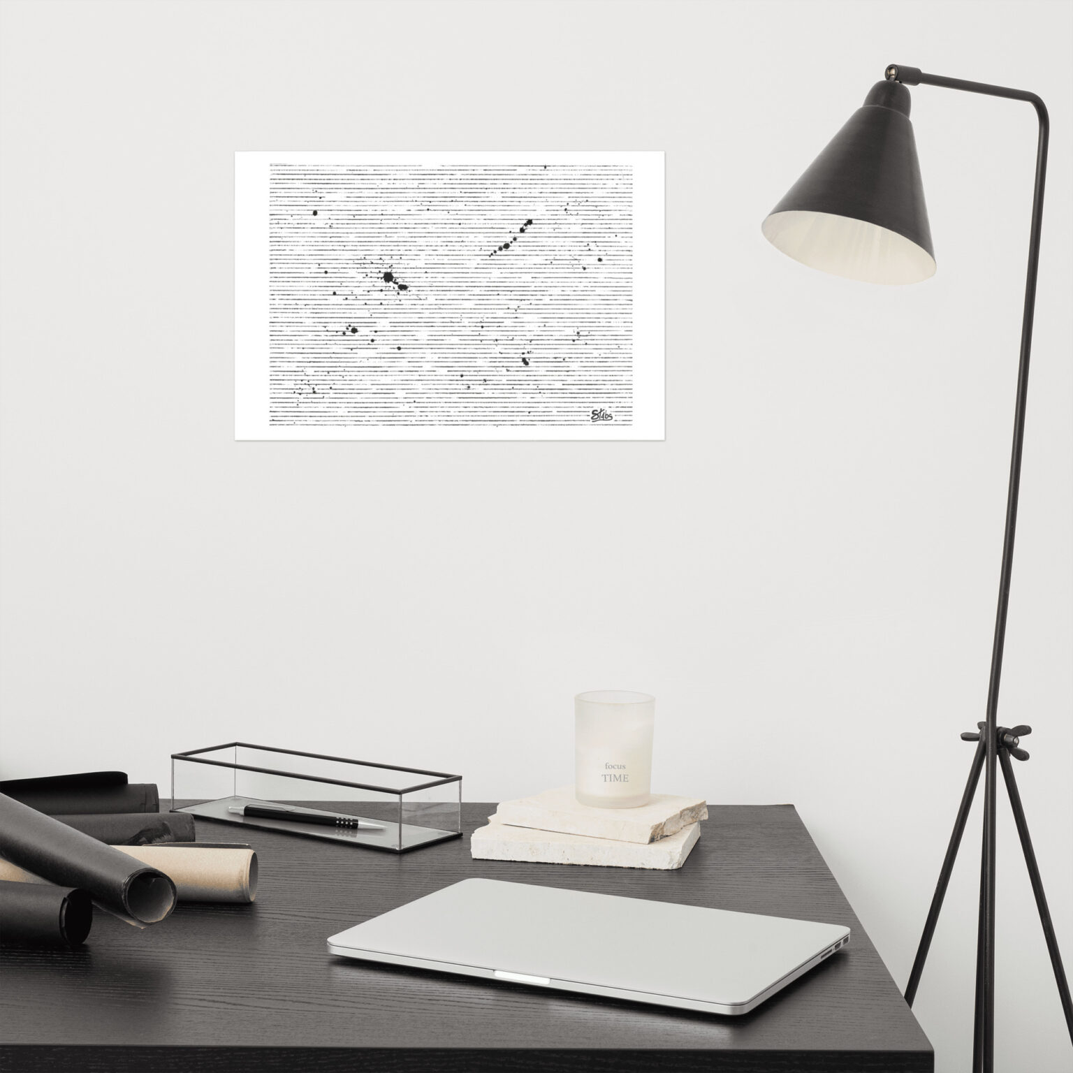 "Static" Photo paper poster