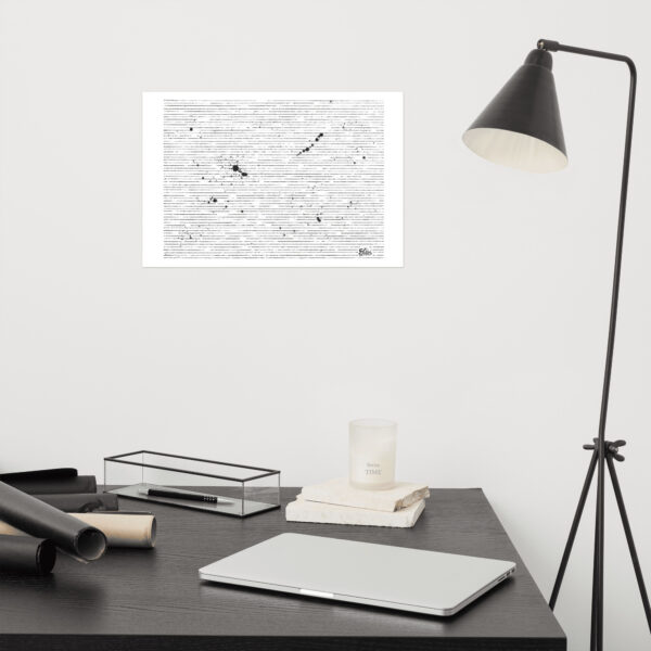 "Static" Photo paper poster