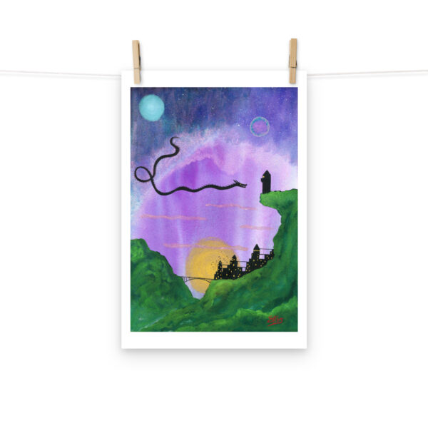 "Wyrm" Photo paper poster