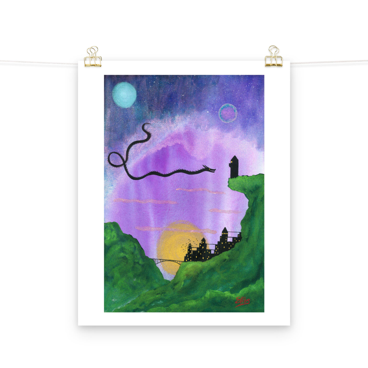 "Wyrm" Photo paper poster - Image 14