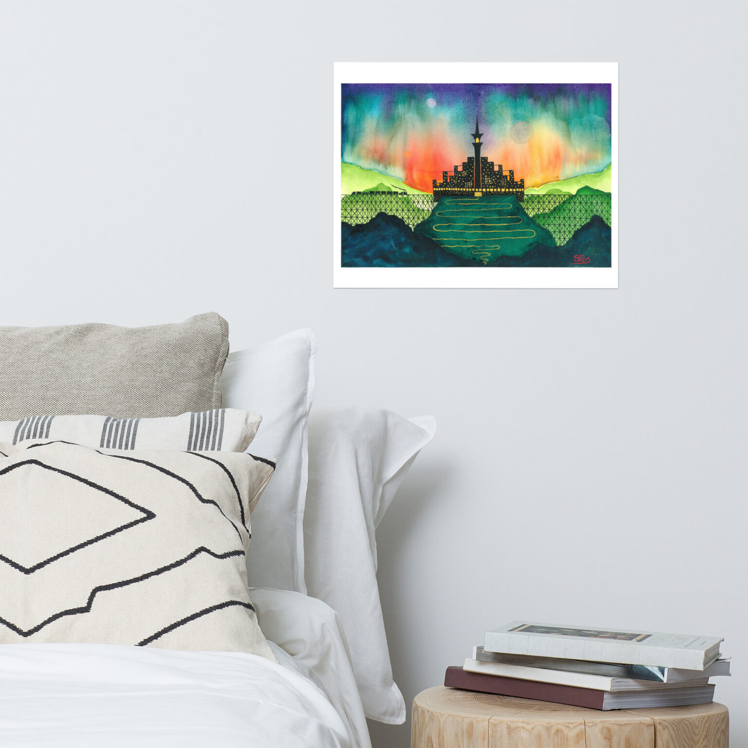 "Castle Peak Express" Photo paper poster - Image 6