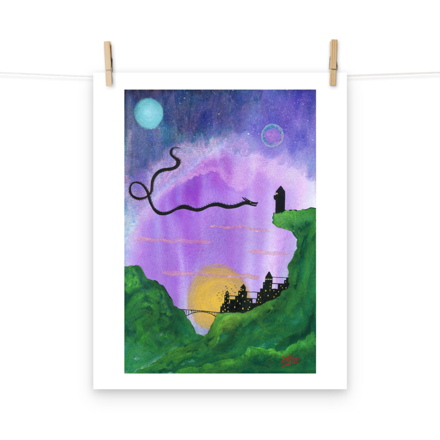 "Wyrm" Photo paper poster - Image 13