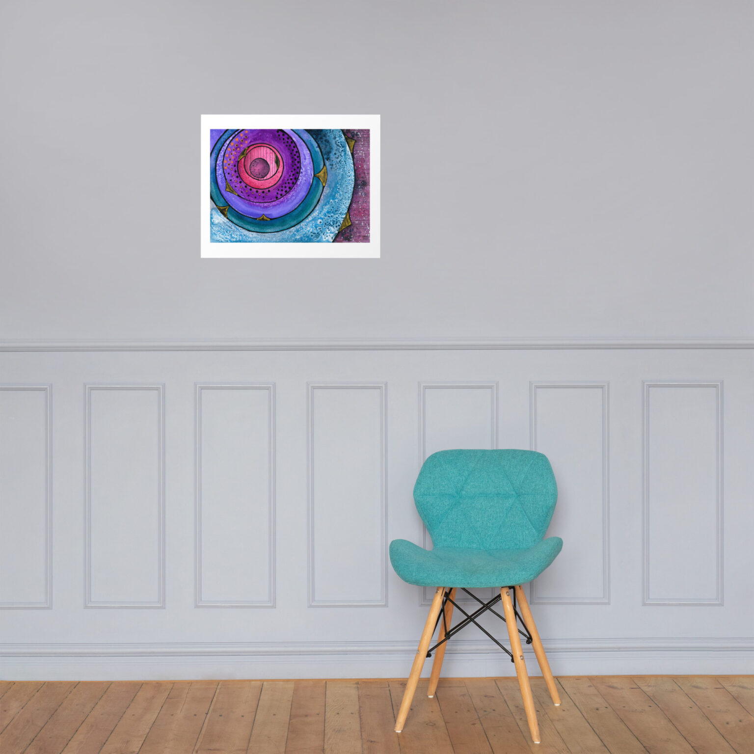 "Nebulish I: Caldwell 49" Photo paper poster - Image 18