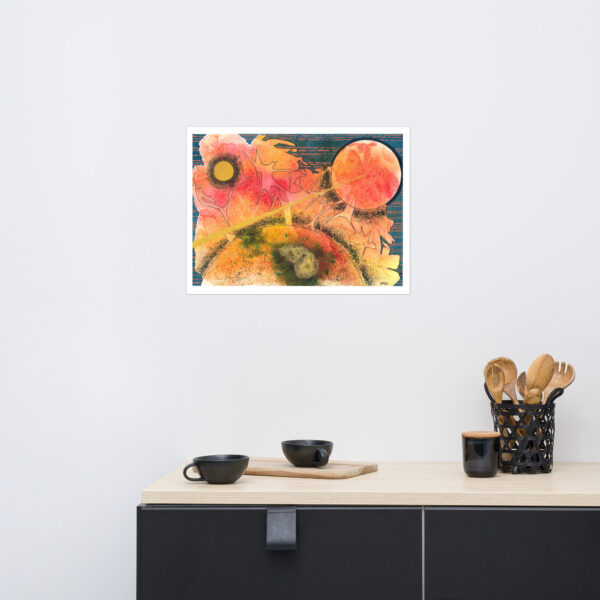 "Approach Vector" Photo paper poster