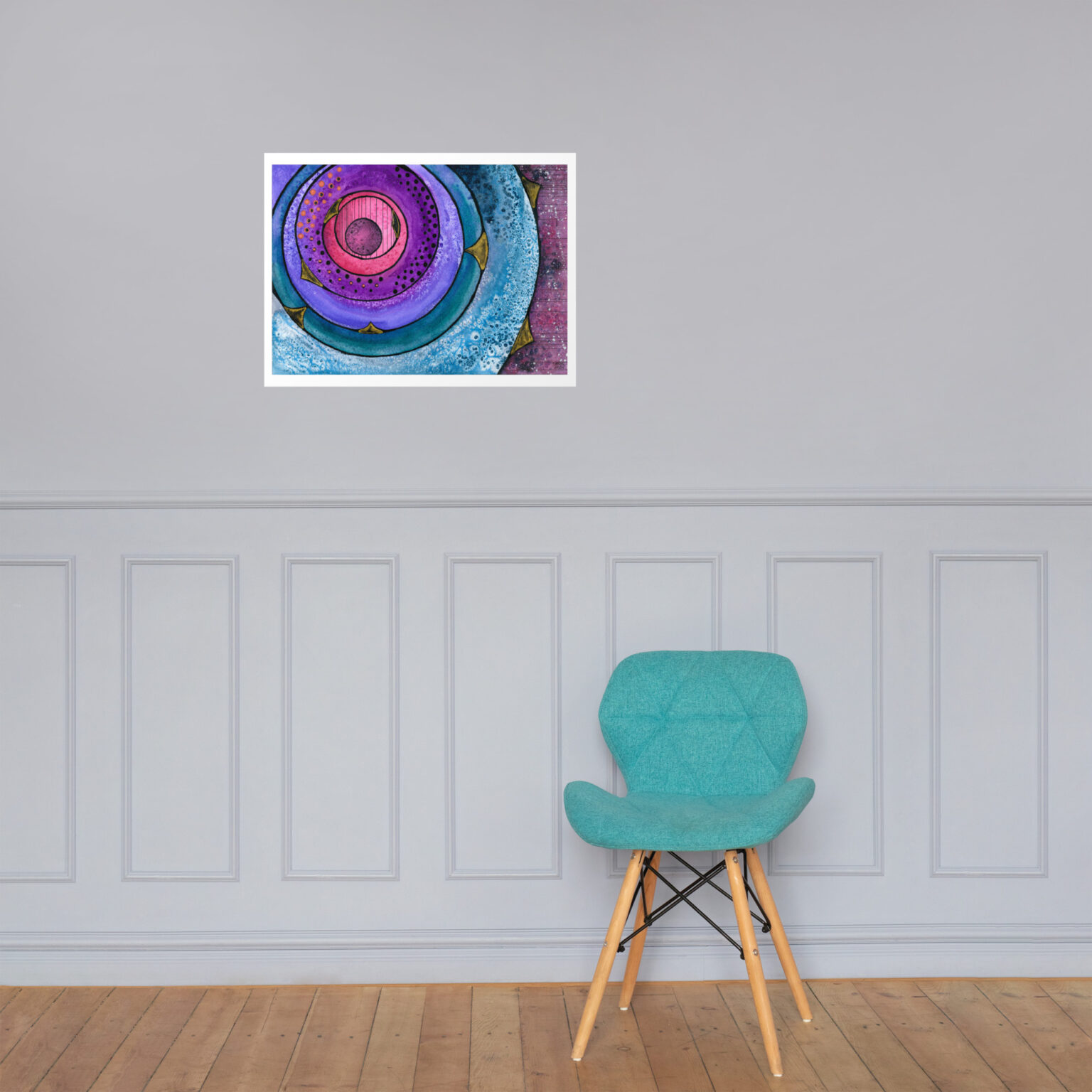 "Nebulish I: Caldwell 49" Photo paper poster - Image 21