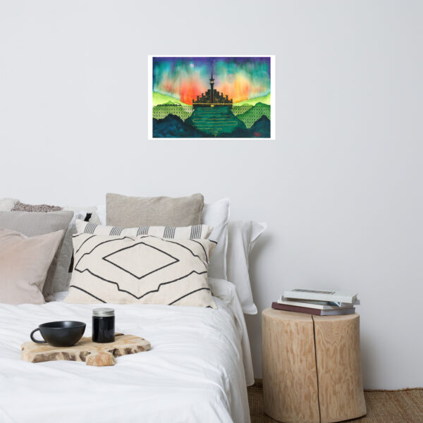 "Castle Peak Express" Photo paper poster