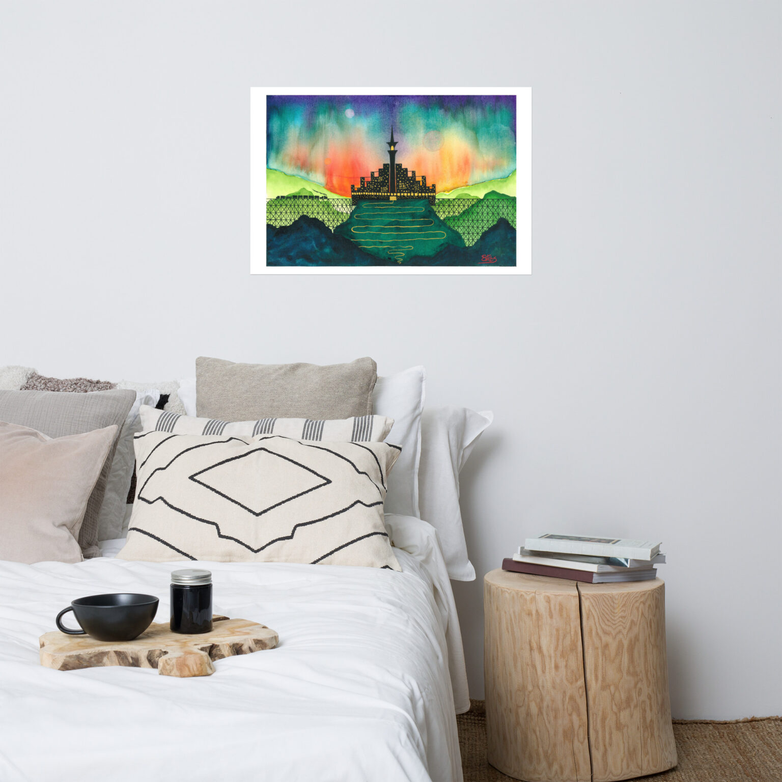 "Castle Peak Express" Photo paper poster - Image 8