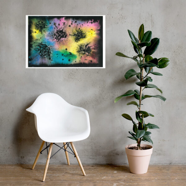 "Unbearable Blemishes on the Brightness of Being" Photo paper poster
