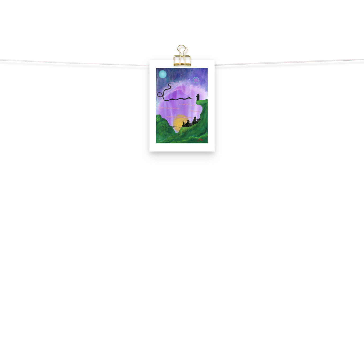 "Wyrm" Photo paper poster - Image 3