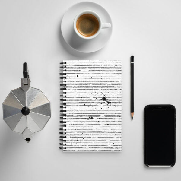 "Static" Spiral notebook
