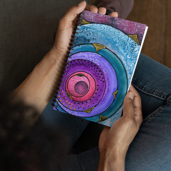 "Nebulish I: Caldwell 49" Spiral notebook